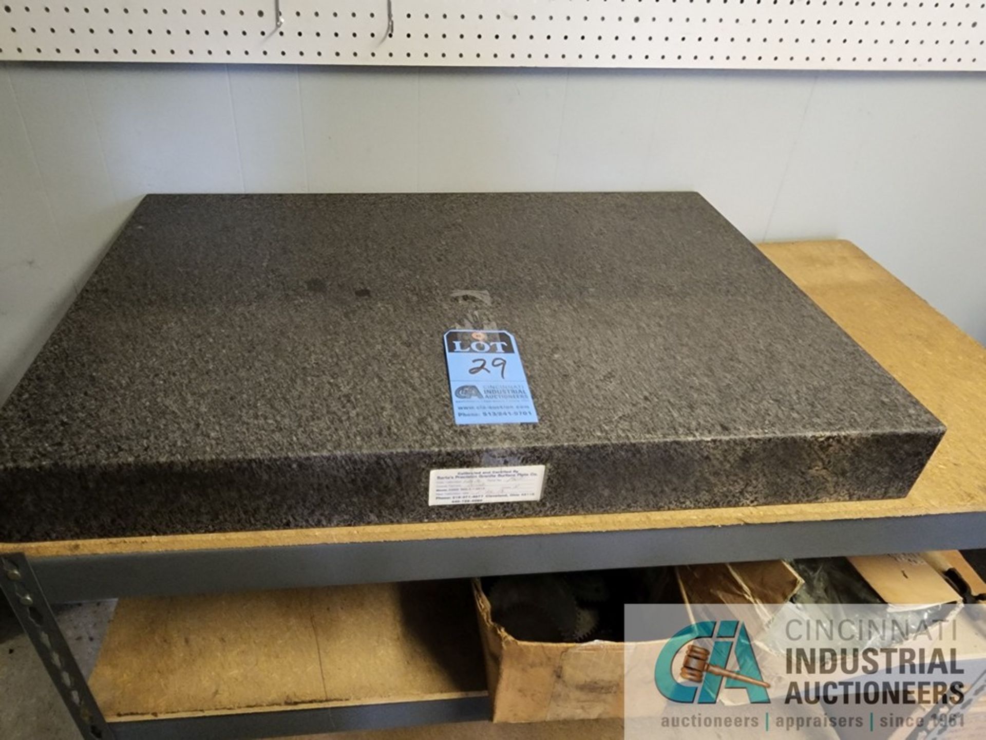 24" X 36" BARTA'S GRANITE SURFACE PLATE W/ STAND