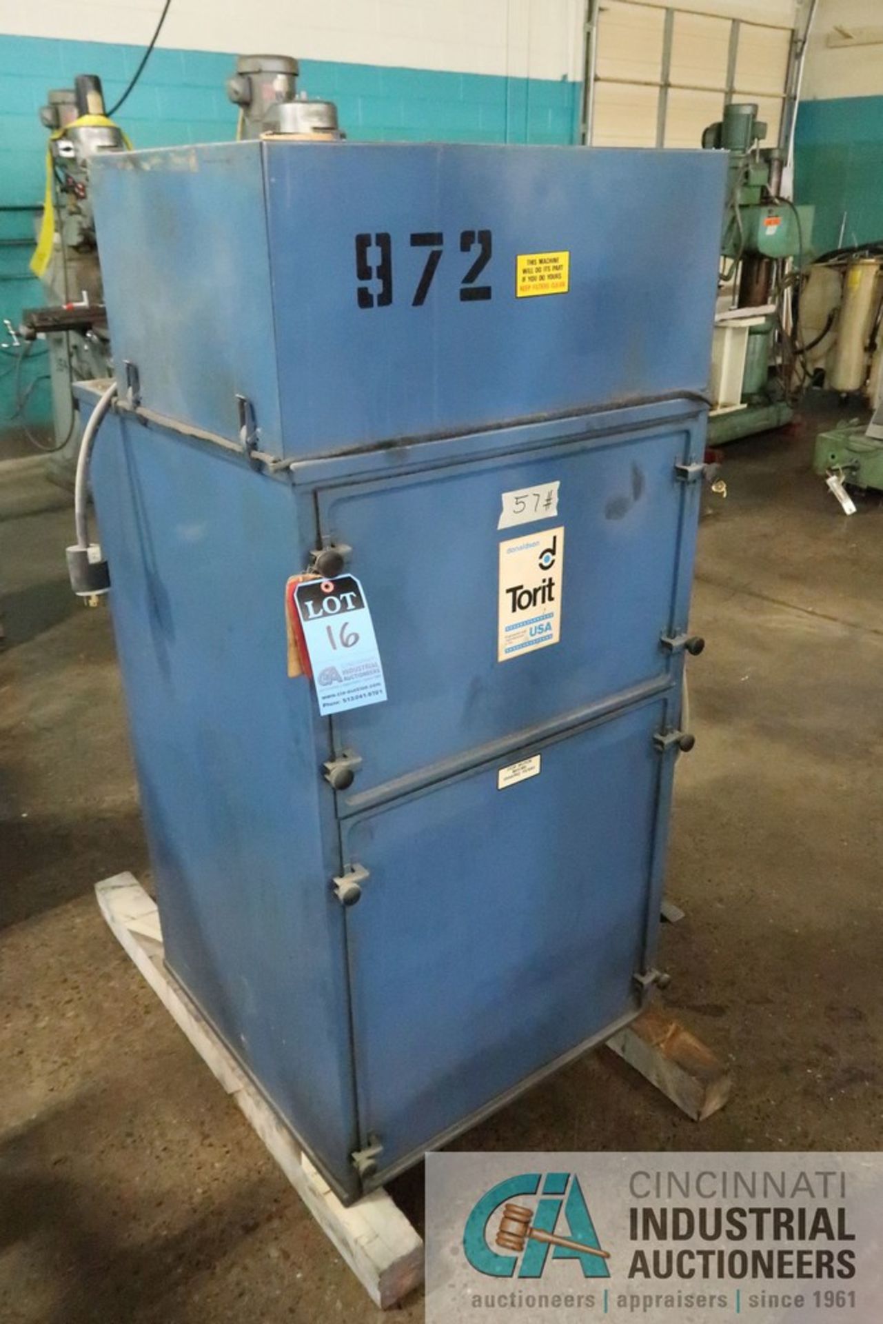 3 HP DONALDSON TORIT MODEL 84 DUST COLLECTOR; S/N 177474