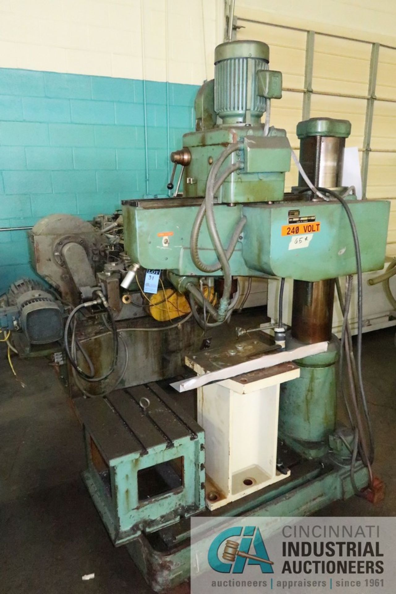 3' ARM X 8" COLUMN PROMASTER MODEL PRO 28 RADIAL ARM DRILL PRESS; S/N 7361, SPINDLE SPEED 88-1,500 - Image 2 of 7