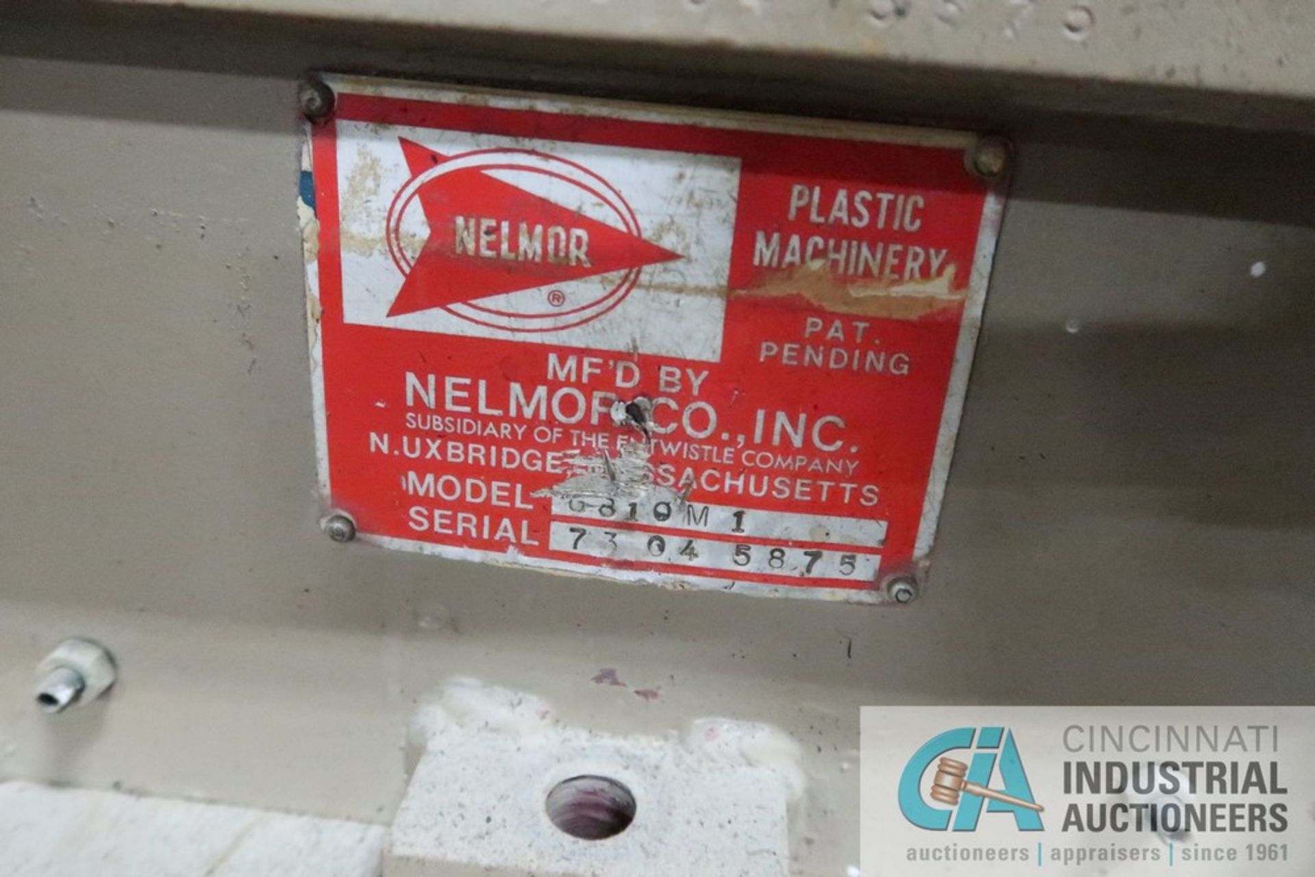 NELMOR MODEL G810M1 GRANULATOR; S/N 73045875, 5 HP - Image 3 of 4