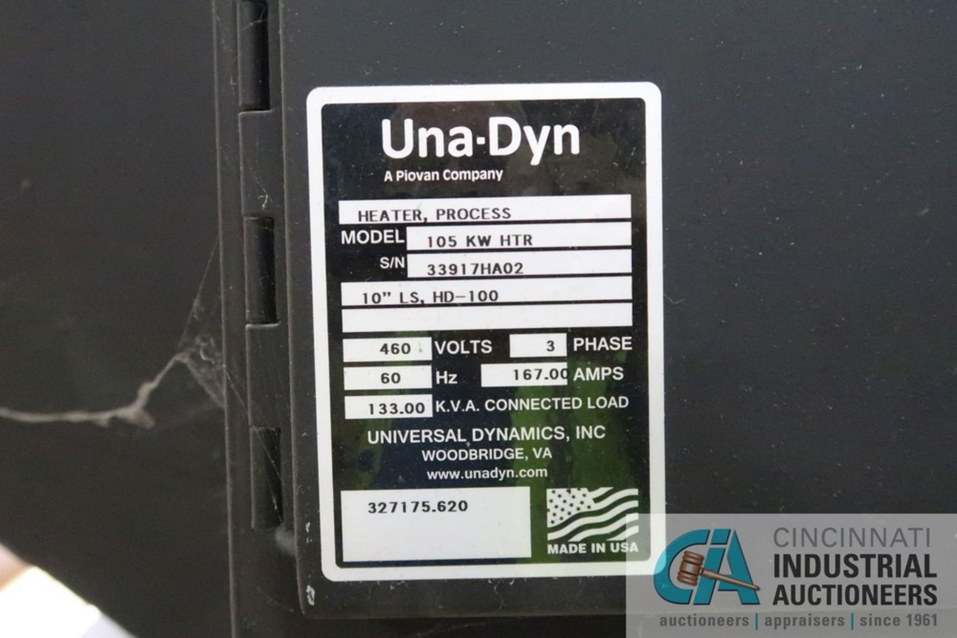 UNA-DYN BLENDING SYSTEM CONSISTING OF UNA-DYN MODEL OMNI IV-WB THREE COMPONENT BLENDER; S/N - Image 19 of 37