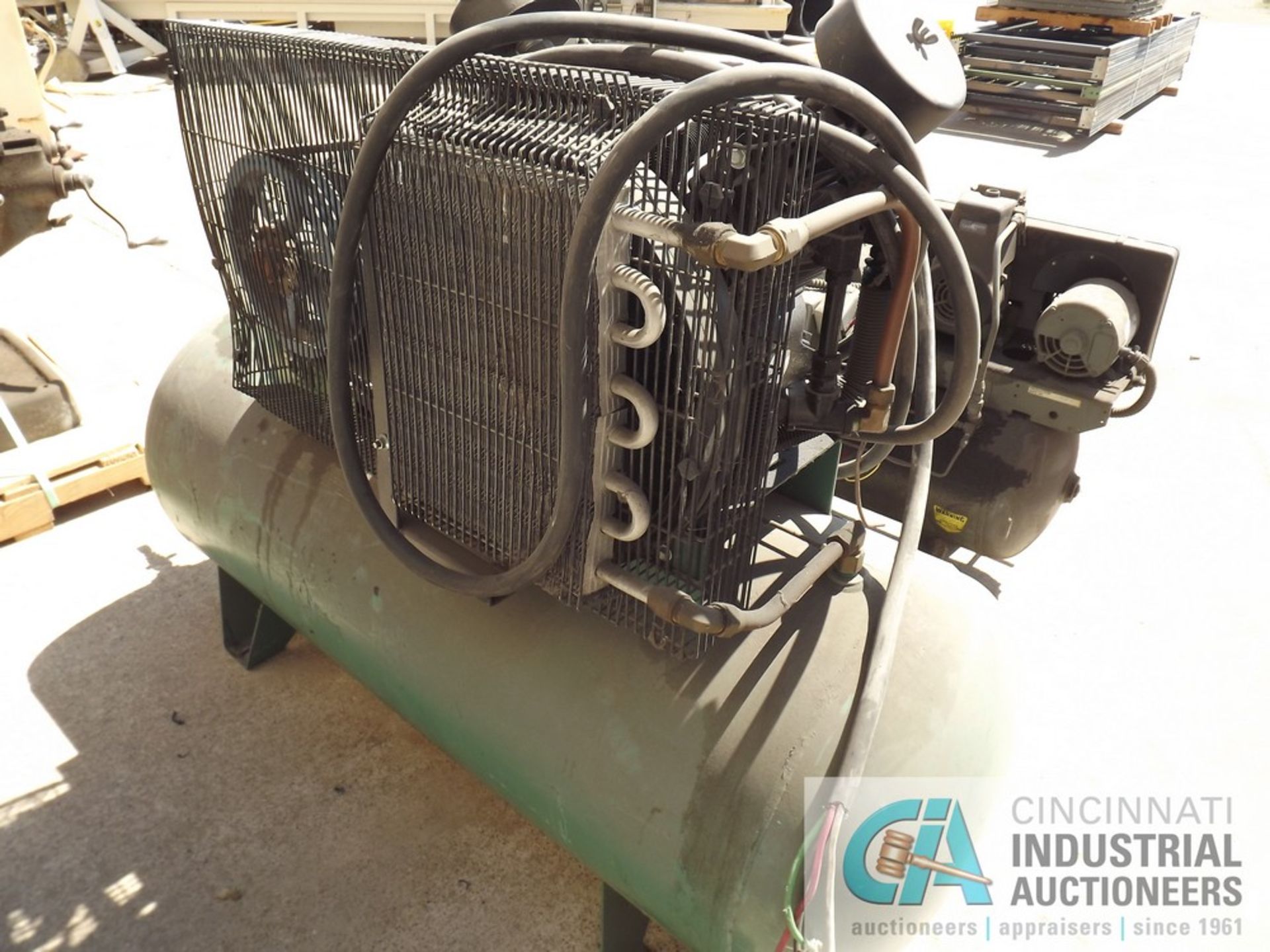 SPEEDAIRE AIR COMPRESSOR; 49 CFM, 175 PSI (MOTOR BURNED) - Image 2 of 4