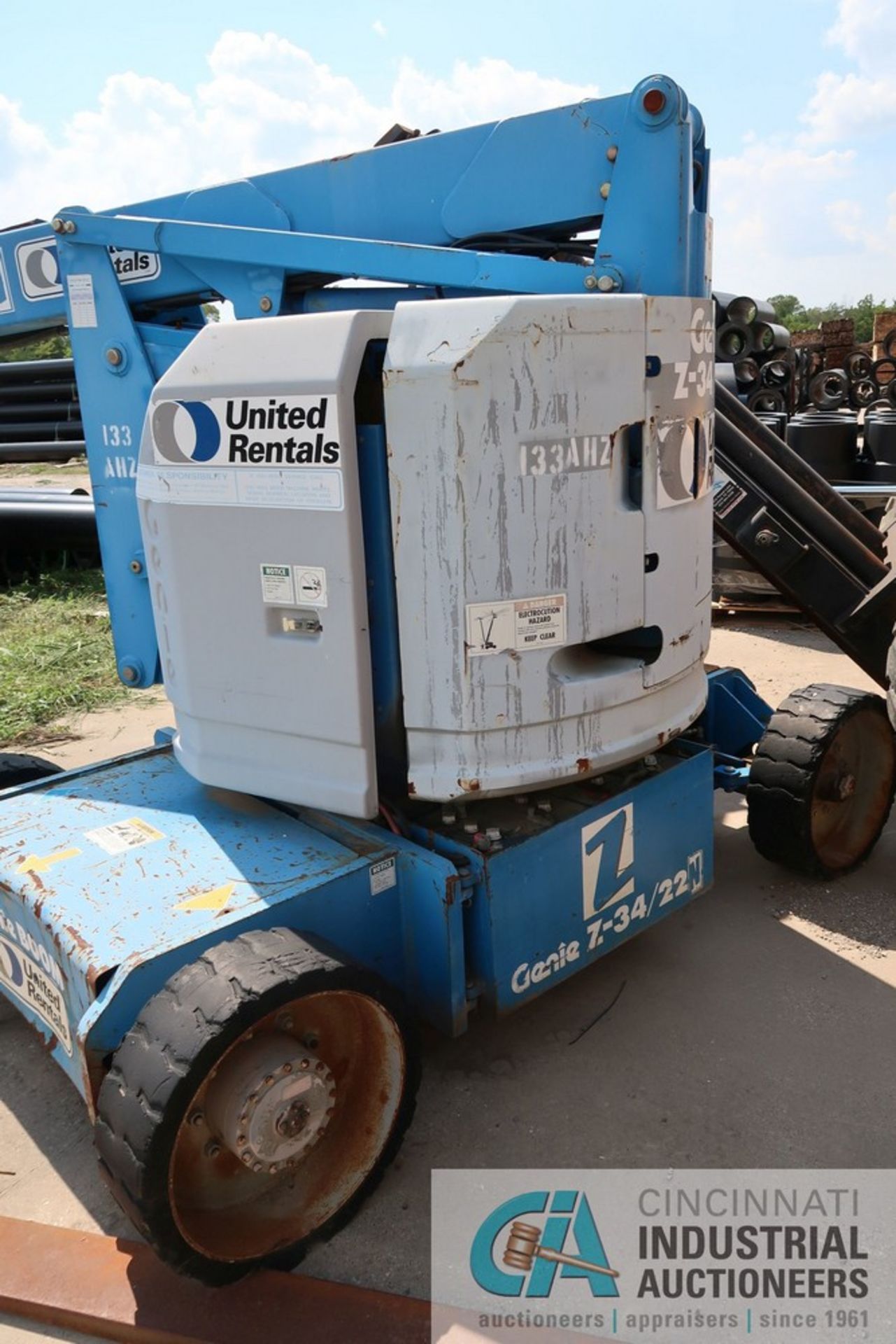 34' GENIE MODEL Z-34/22N ELECTRIC BOOM LIFT - Image 10 of 10