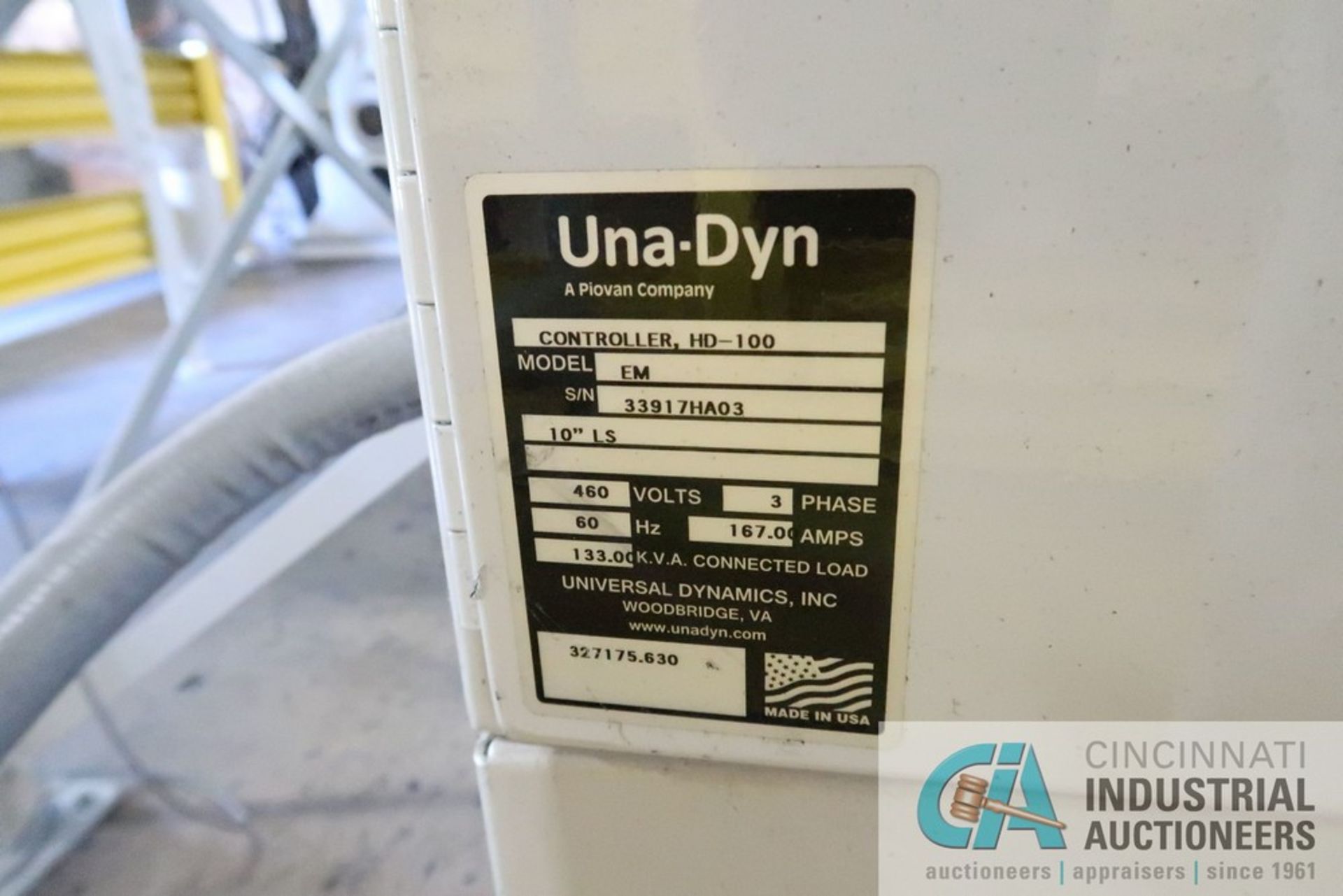 UNA-DYN BLENDING SYSTEM CONSISTING OF UNA-DYN MODEL OMNI IV-WB THREE COMPONENT BLENDER; S/N - Image 13 of 37