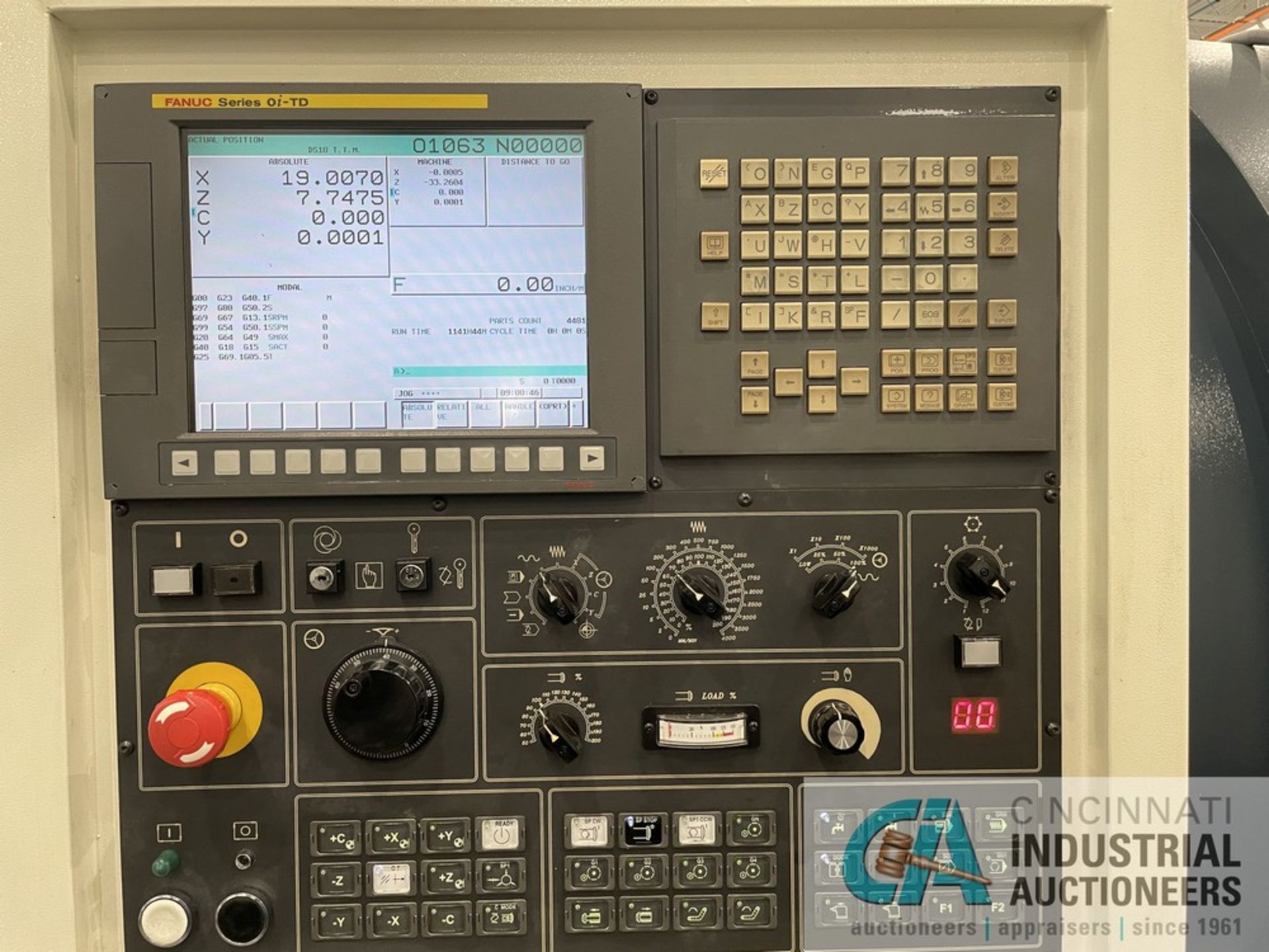 2013 JOHNFORD SL650+C+Y CNC LATHE WITH LIVE TOOLING & Y AXIS 60" CENTERS, FANUC 0ITD (SN: - Image 13 of 16