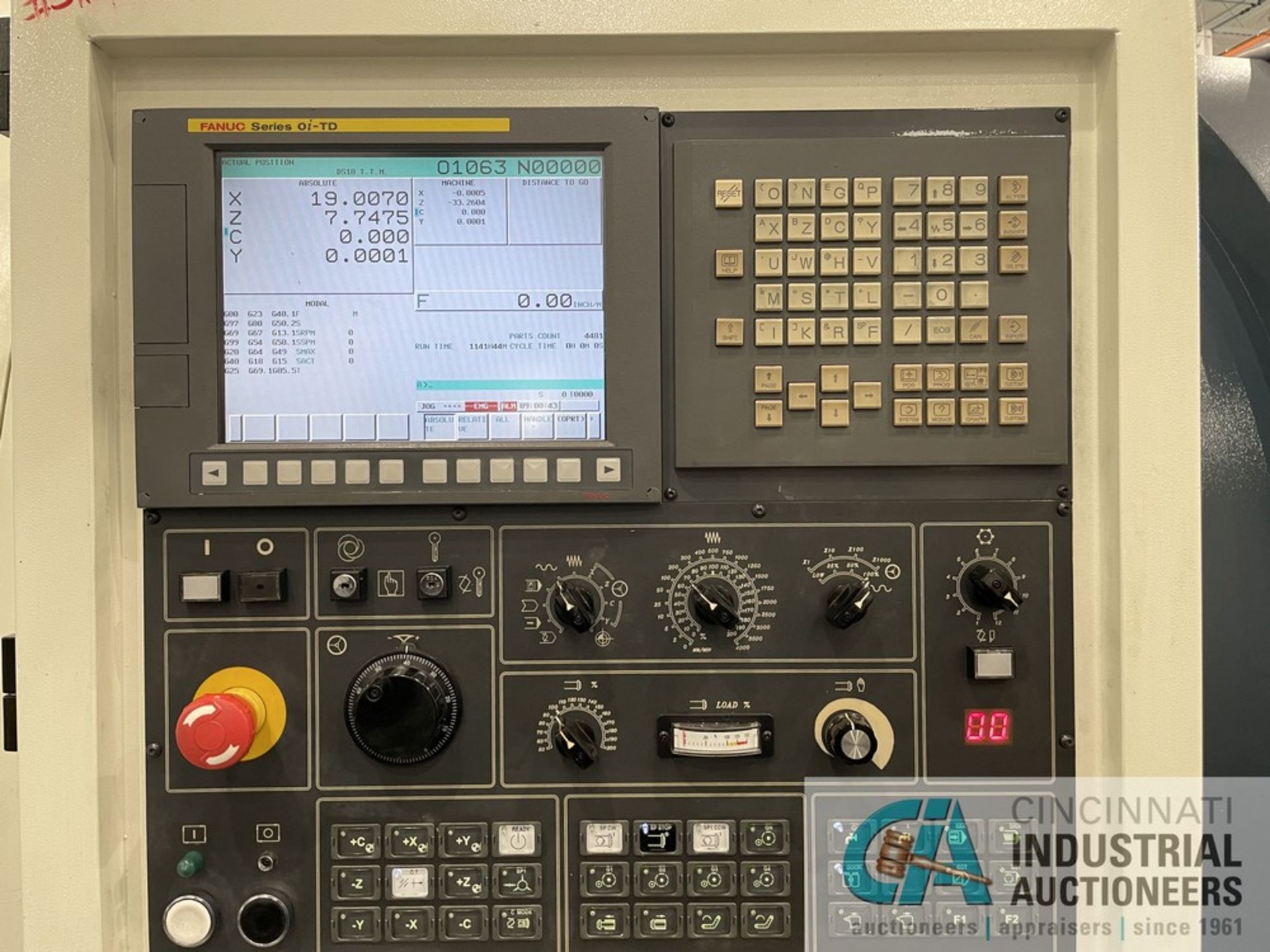 2013 JOHNFORD SL650+C+Y CNC LATHE WITH LIVE TOOLING & Y AXIS 60" CENTERS, FANUC 0ITD (SN: - Image 12 of 16