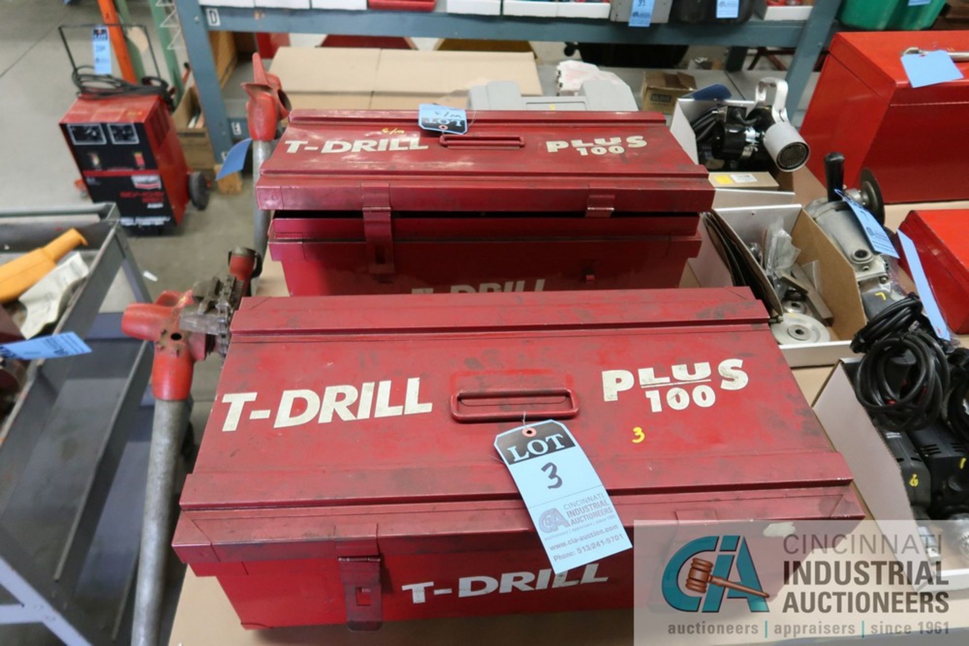 T-DRILL MODEL PLUS 100 PORTABLE COLLARING MACHINE