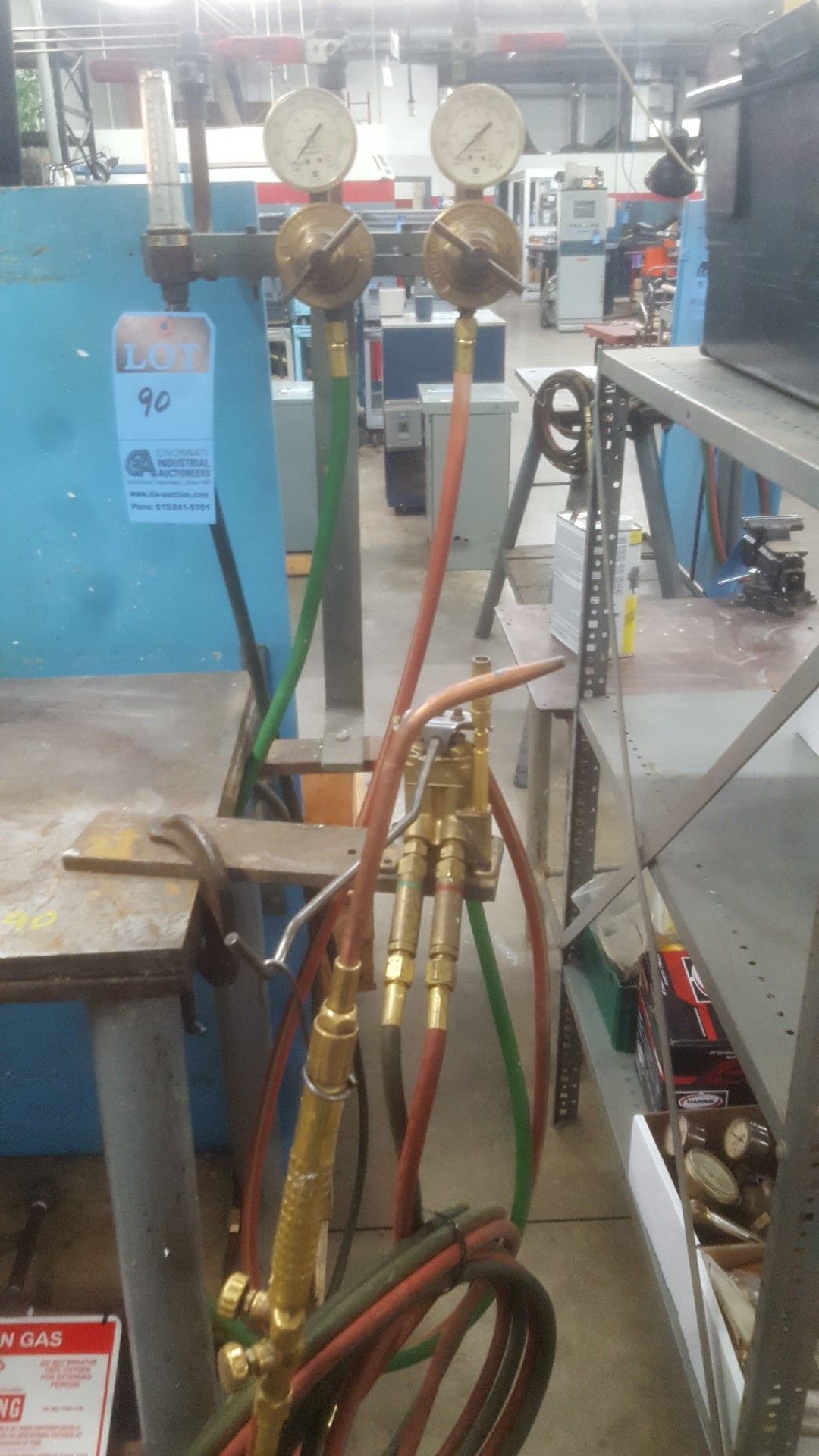 (LOT) BRAZING STATION, COMPLETE - Image 4 of 6