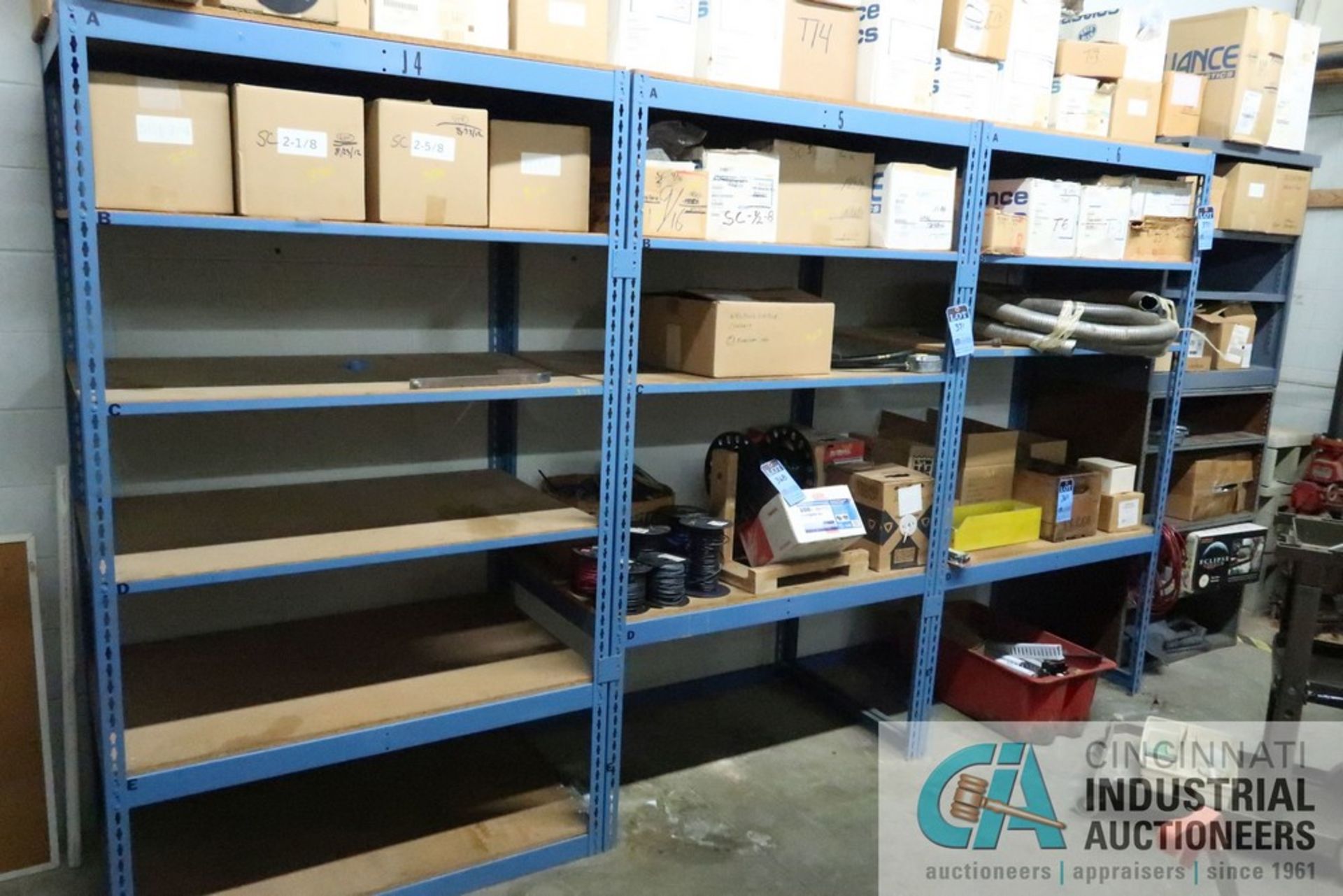 SECTIONS 48" X 30" X 84" STEEL SHELVING