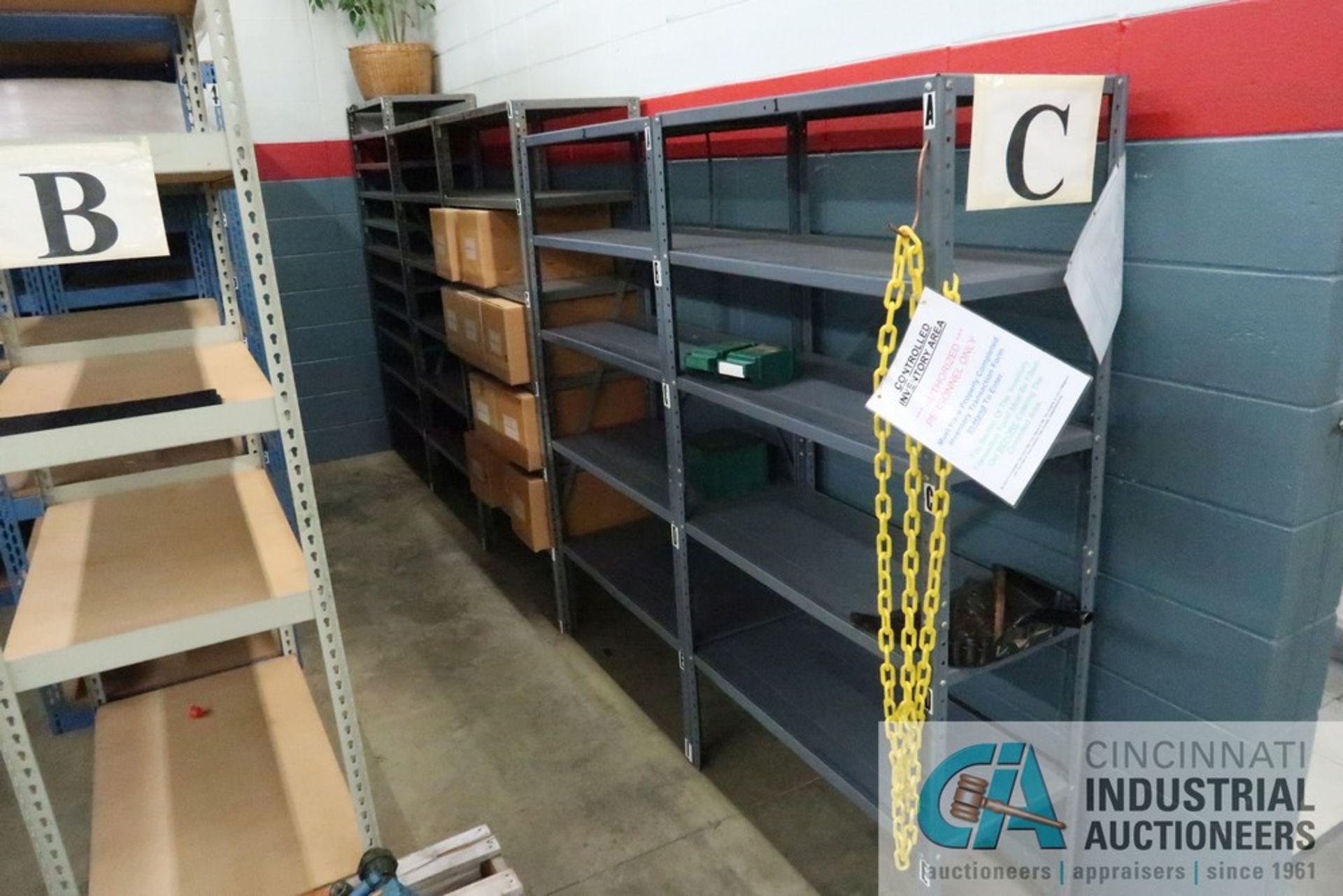 (LOT) MISCELLANEOUS STEEL SHELVES TO 48" X 30" X 84" (9-UNITS) - Image 4 of 4