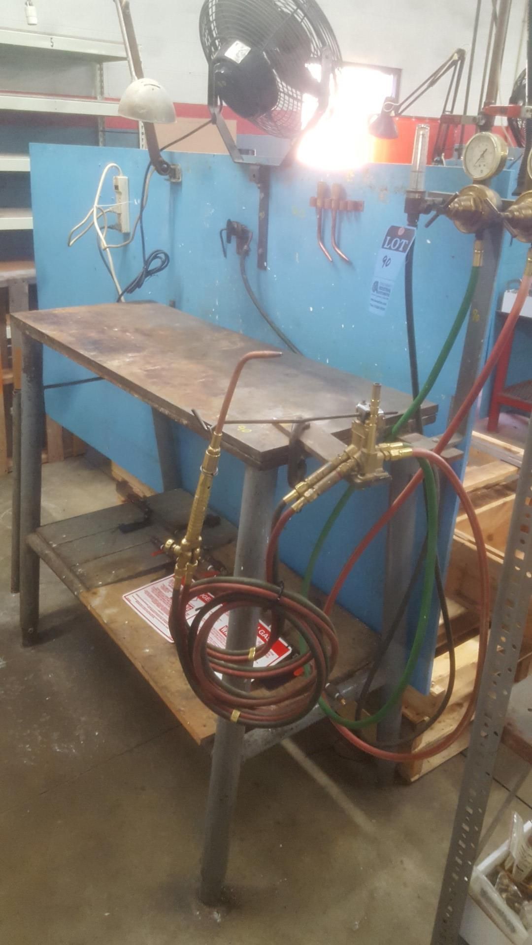 (LOT) BRAZING STATION, COMPLETE