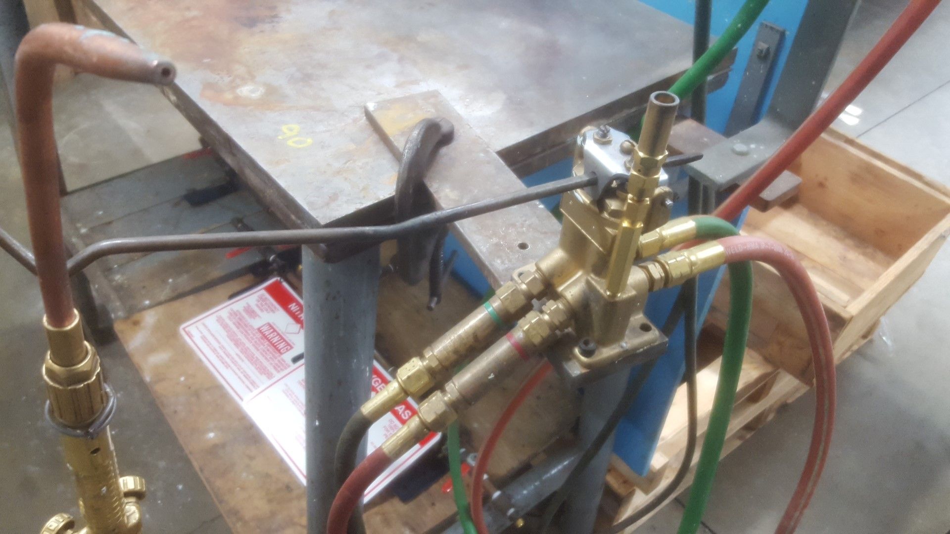 (LOT) BRAZING STATION, COMPLETE - Image 6 of 6