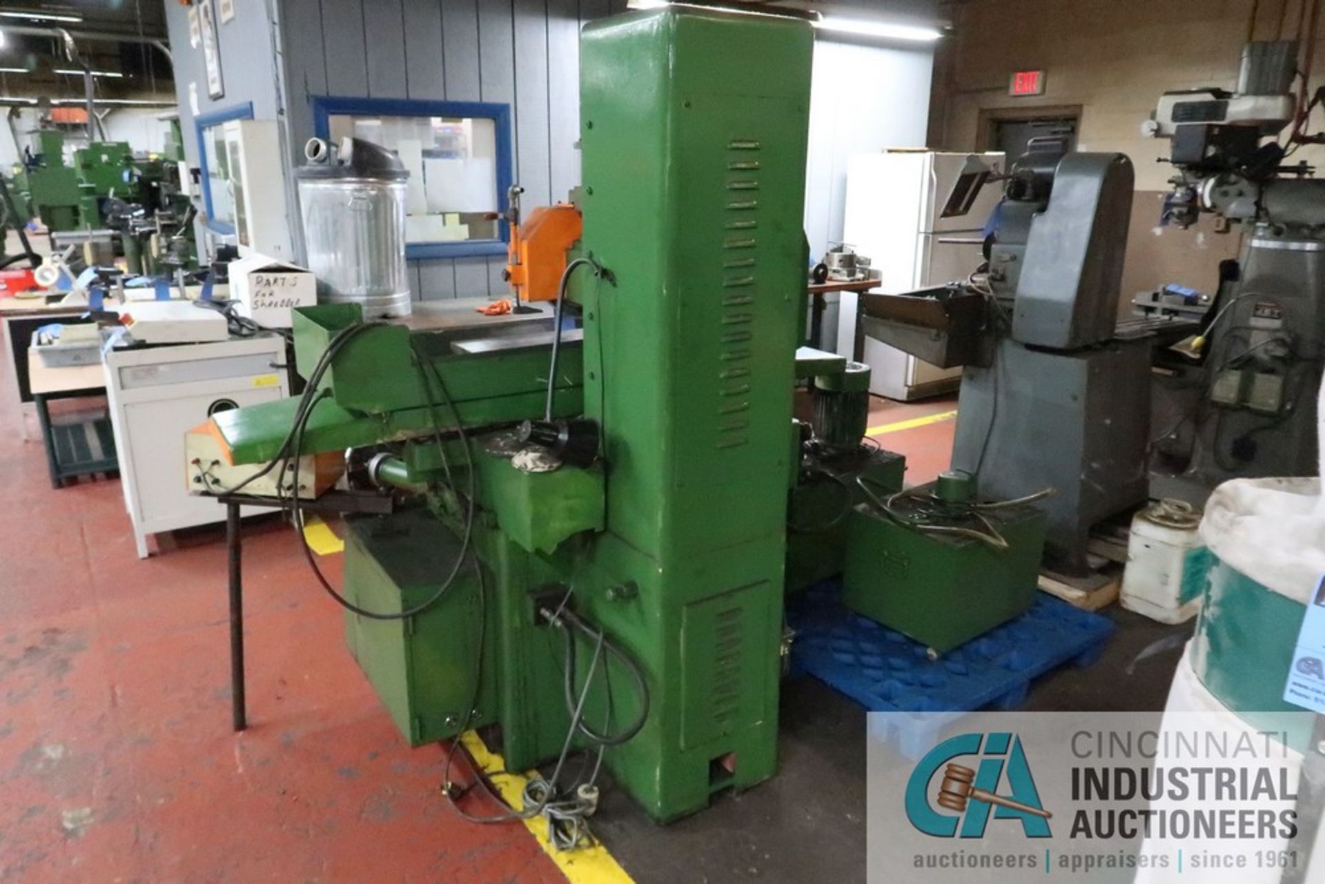 12" X 24" KBC MODEL 1224AH SURFACE GRINDER; S/N 5147, WITH HYDRAULIC PUMP AND COOLANT PUMP - Image 7 of 9