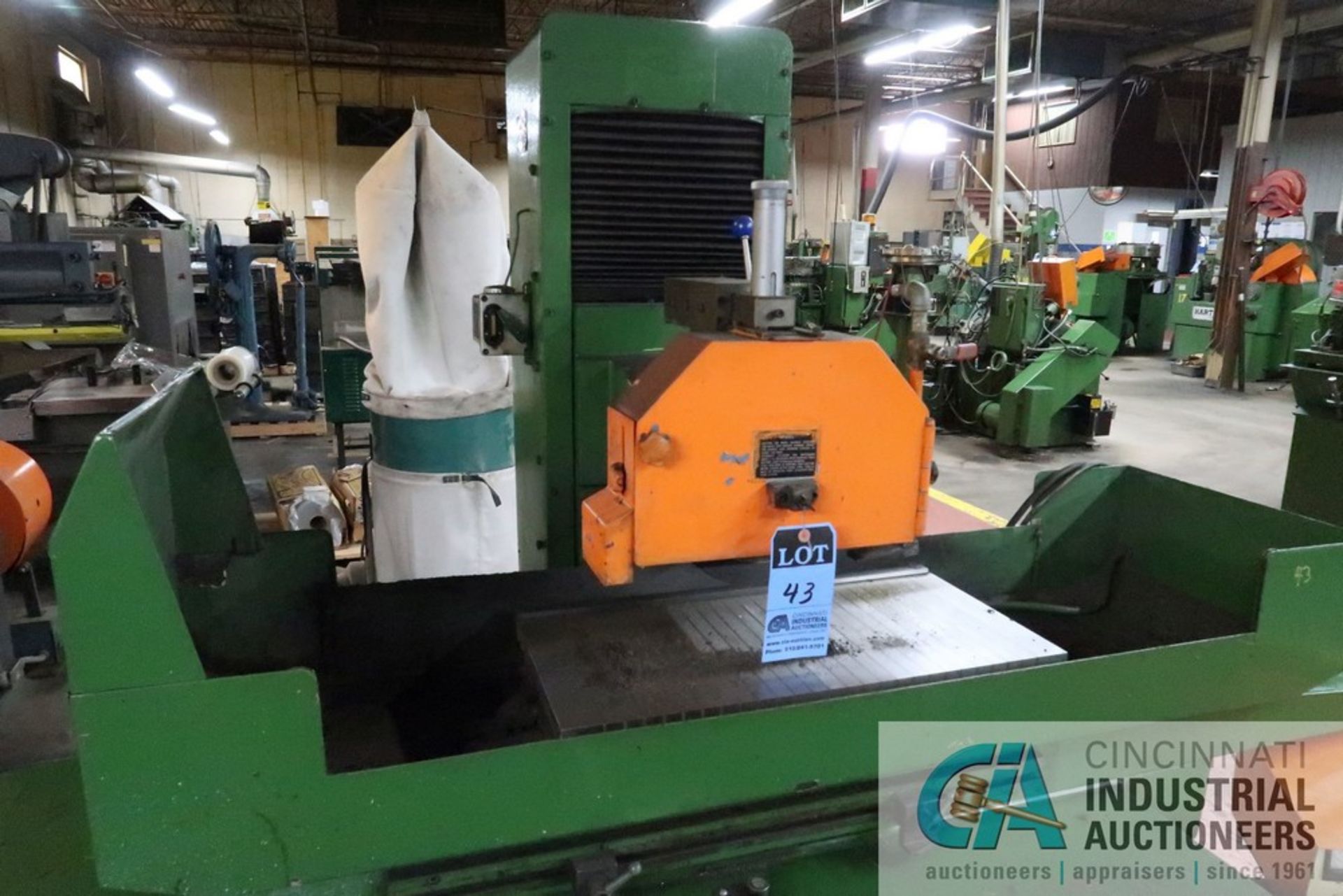 12" X 24" KBC MODEL 1224AH SURFACE GRINDER; S/N 5147, WITH HYDRAULIC PUMP AND COOLANT PUMP - Image 3 of 9