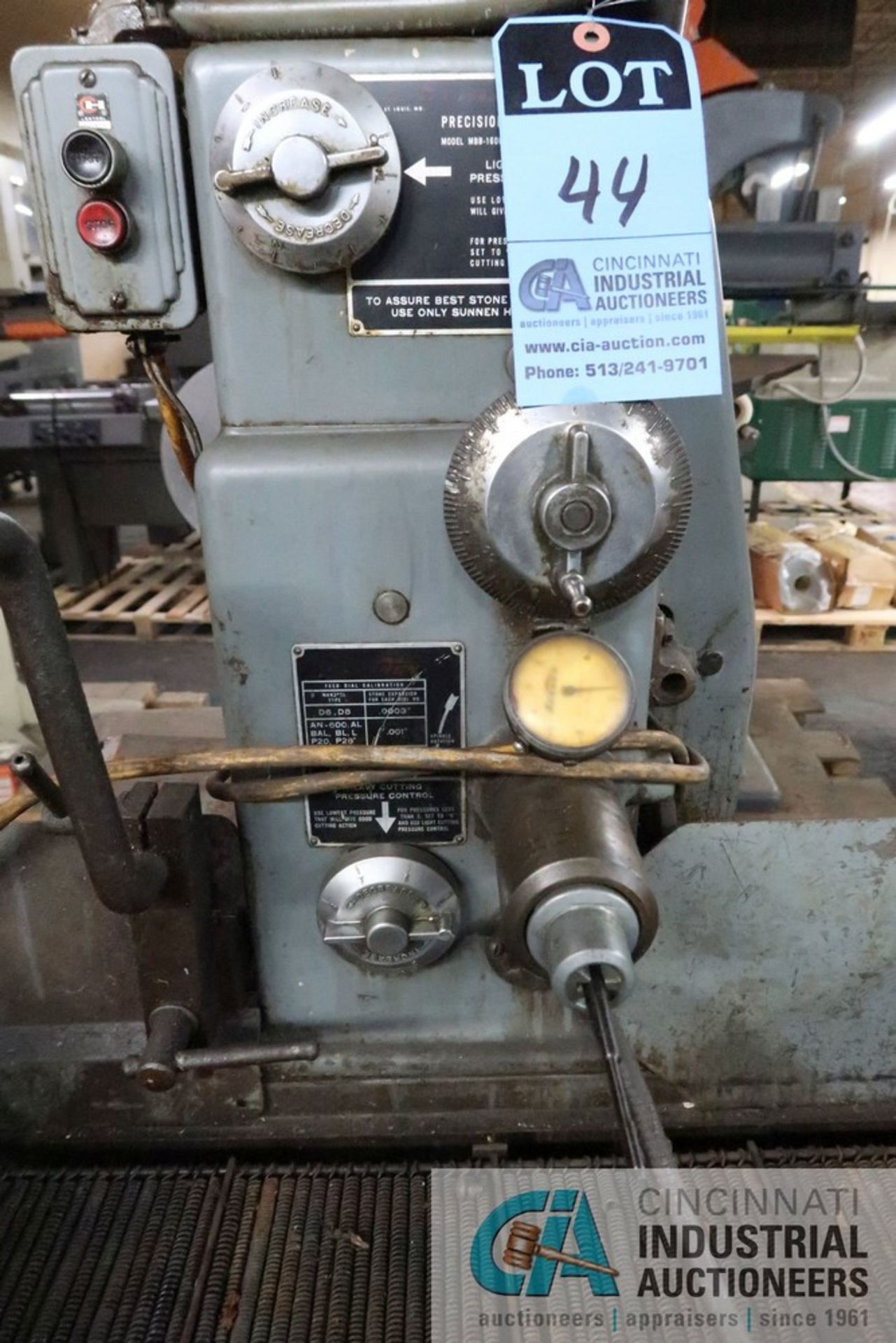 SUNNEN MODEL MBB-1600 PRECISION HONING MACHINE; S/N 40561 - Image 3 of 4