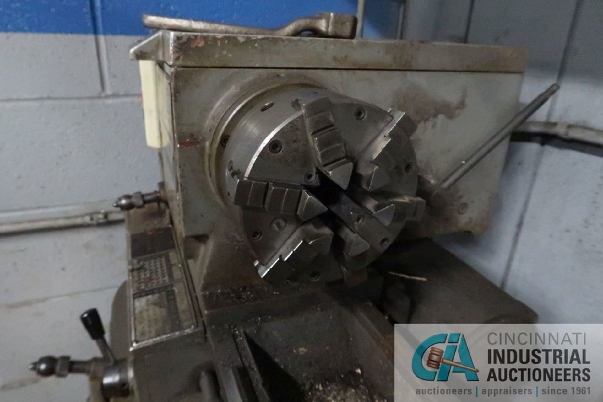 12" X 24" JET MODEL 1324 PBD BENCH TYPE LATHE; S/N B7607-299, 60-1,240 RPM, 6" 6-JAW CHUCK, - Image 4 of 6