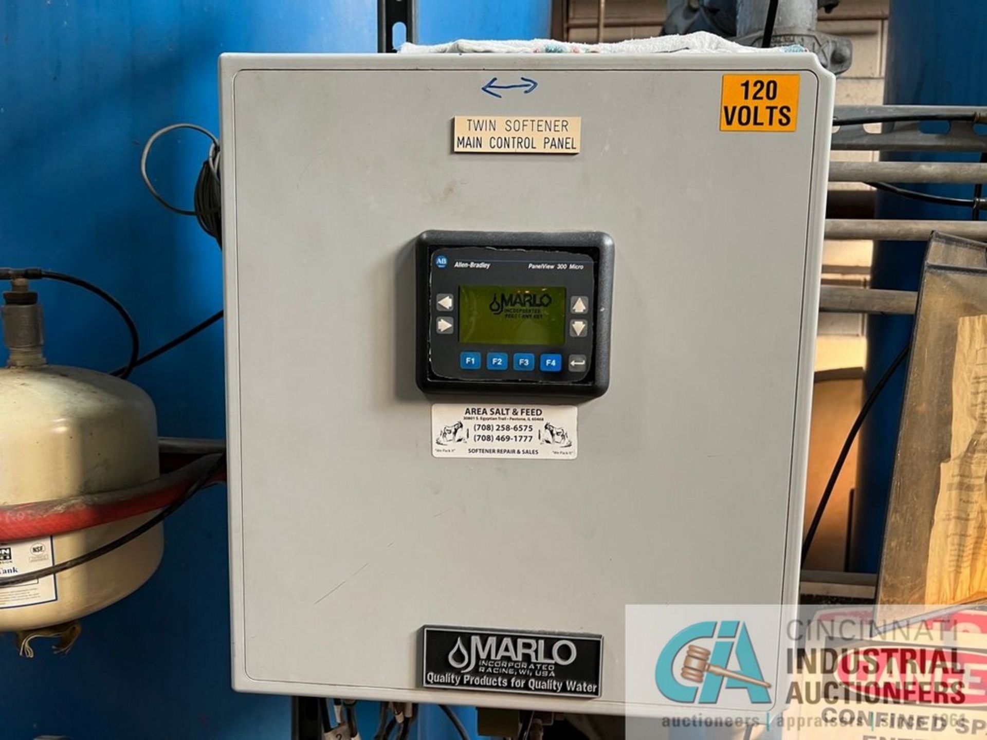 MARLO MODEL MHC-1500-3 TW PLC SR WATER SOFTENING SYSTEM; S/N CS-070059-001-1, ALLEN BRADLEY - Image 4 of 12