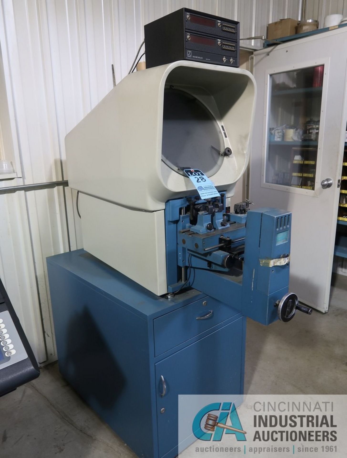 DELTRONIC MODEL DH14-DEC IMAGE MASTER OPTICAL COMPARATOR S/N A4801207, 15" SCREEN, HEIDENHAIN - Image 2 of 7