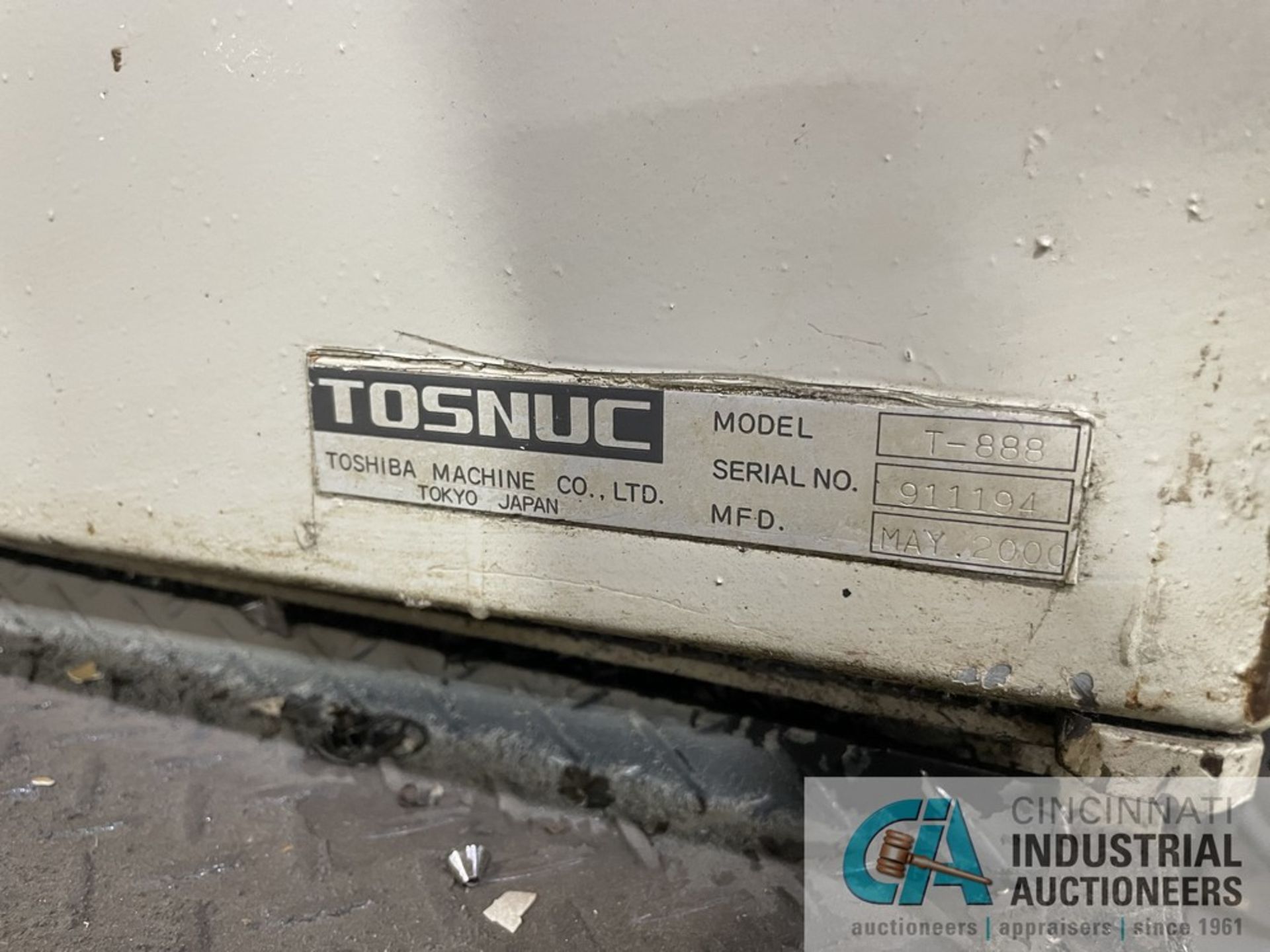 ****5.12" TOSHIBA MODEL BTD-13F.R22 TWO-PALLET CNC HORIZONTAL BORING MILL; S/N 144314 - Image 31 of 33