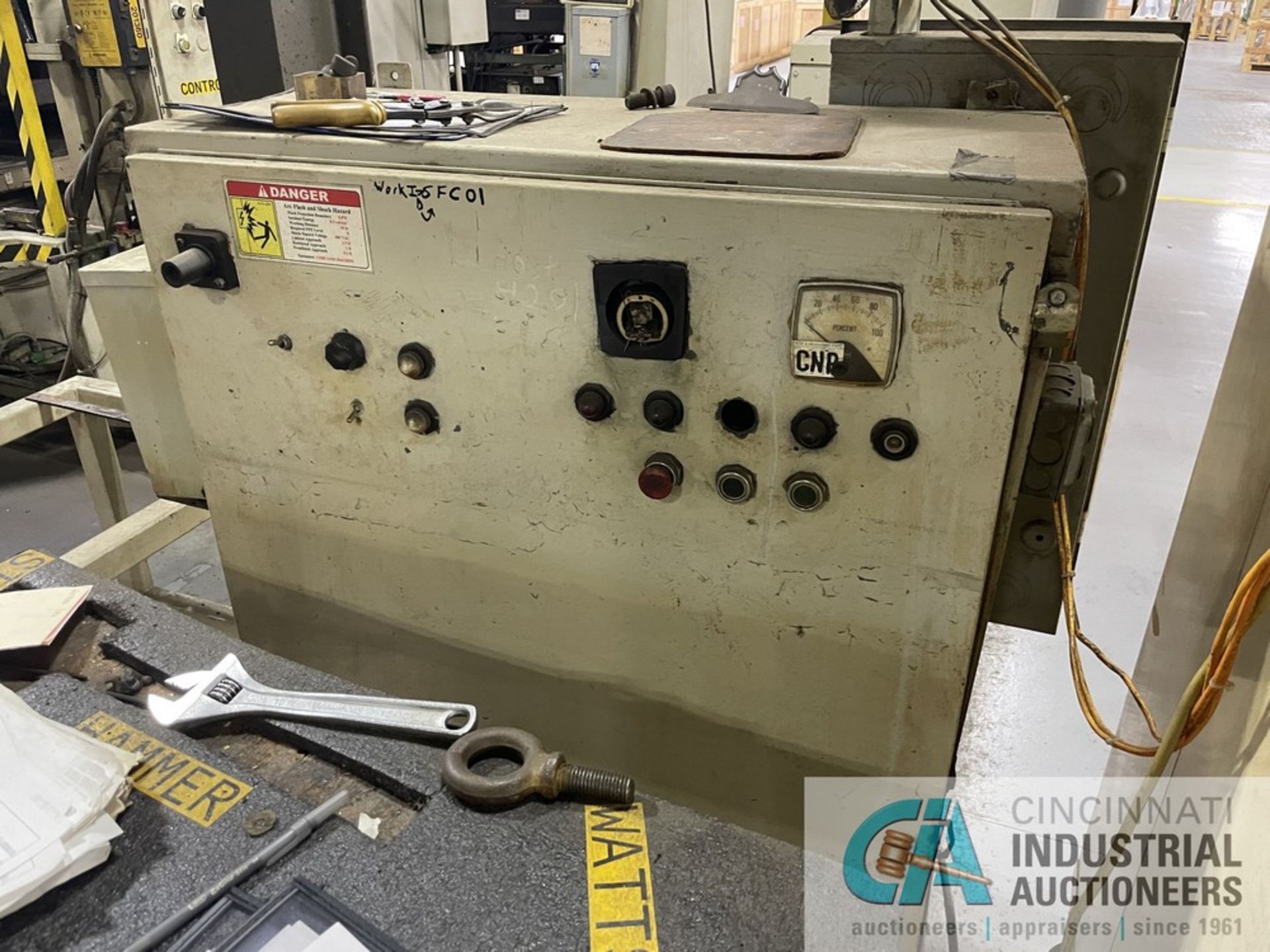 ALTERNATOR CORE TEST STAND; 125-HP WESTINGHOUSE DC MOTOR **Auction is for machine only, any - Image 4 of 9