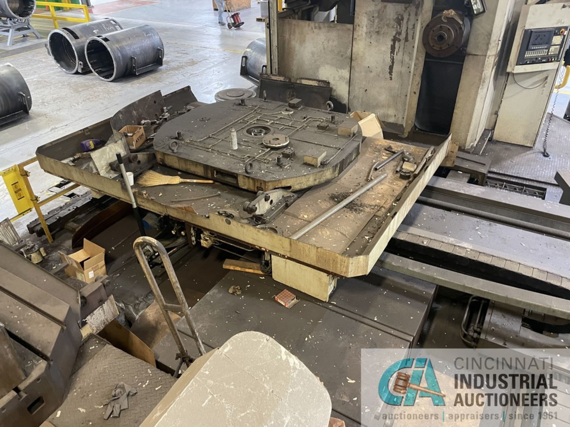 ****5.12" TOSHIBA MODEL BTD-13F.R22 TWO-PALLET CNC HORIZONTAL BORING MILL; S/N 144314 - Image 8 of 33