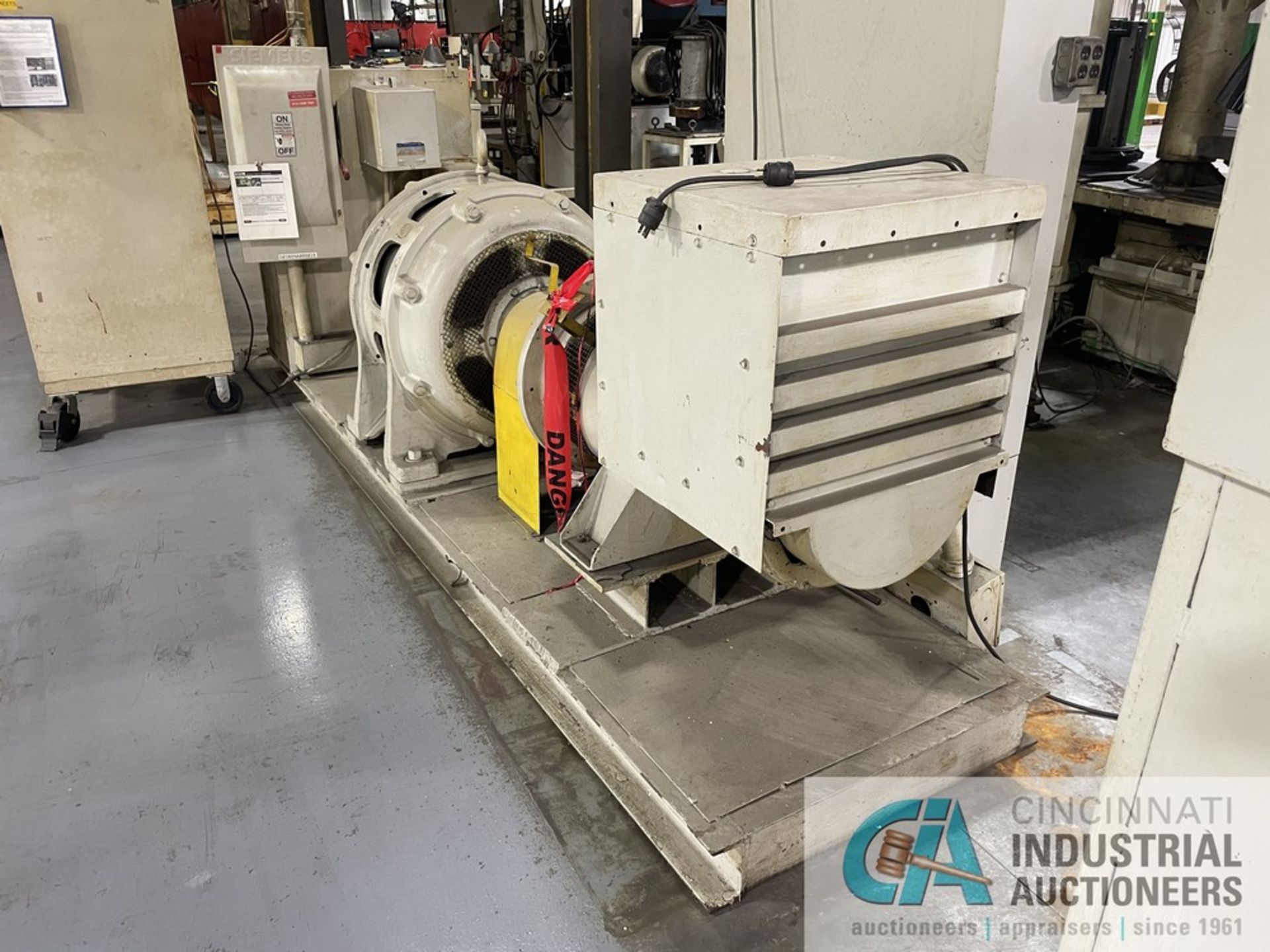 ALTERNATOR CORE TEST STAND; 125-HP WESTINGHOUSE DC MOTOR **Auction is for machine only, any - Image 9 of 9
