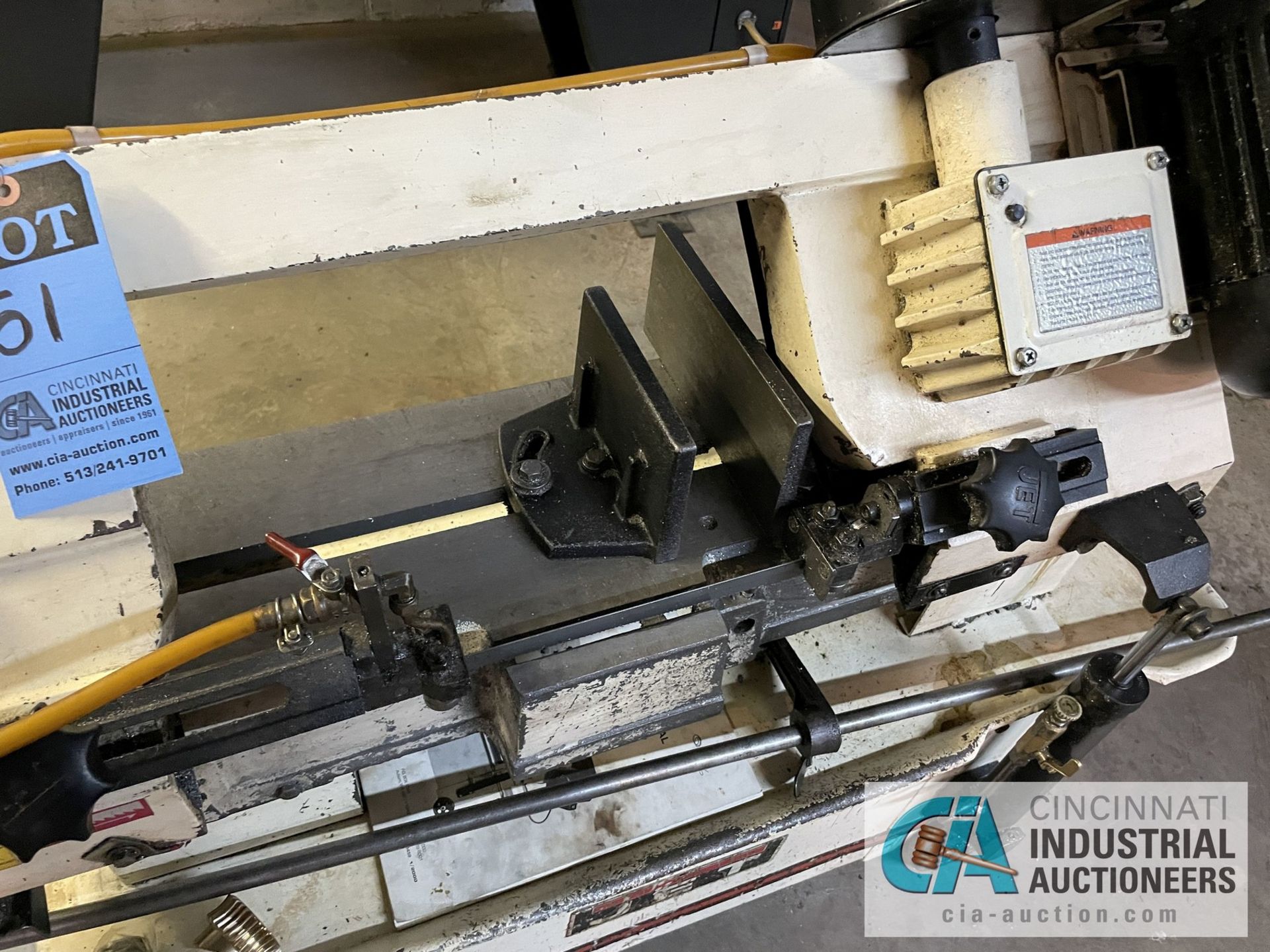 7" X 12" JET MODEL HVBS-7MW HORIZONTAL METAL CUTTING BAND SAW; S/N 0021517, SINGLE PHASE, 115/230 - Image 7 of 7