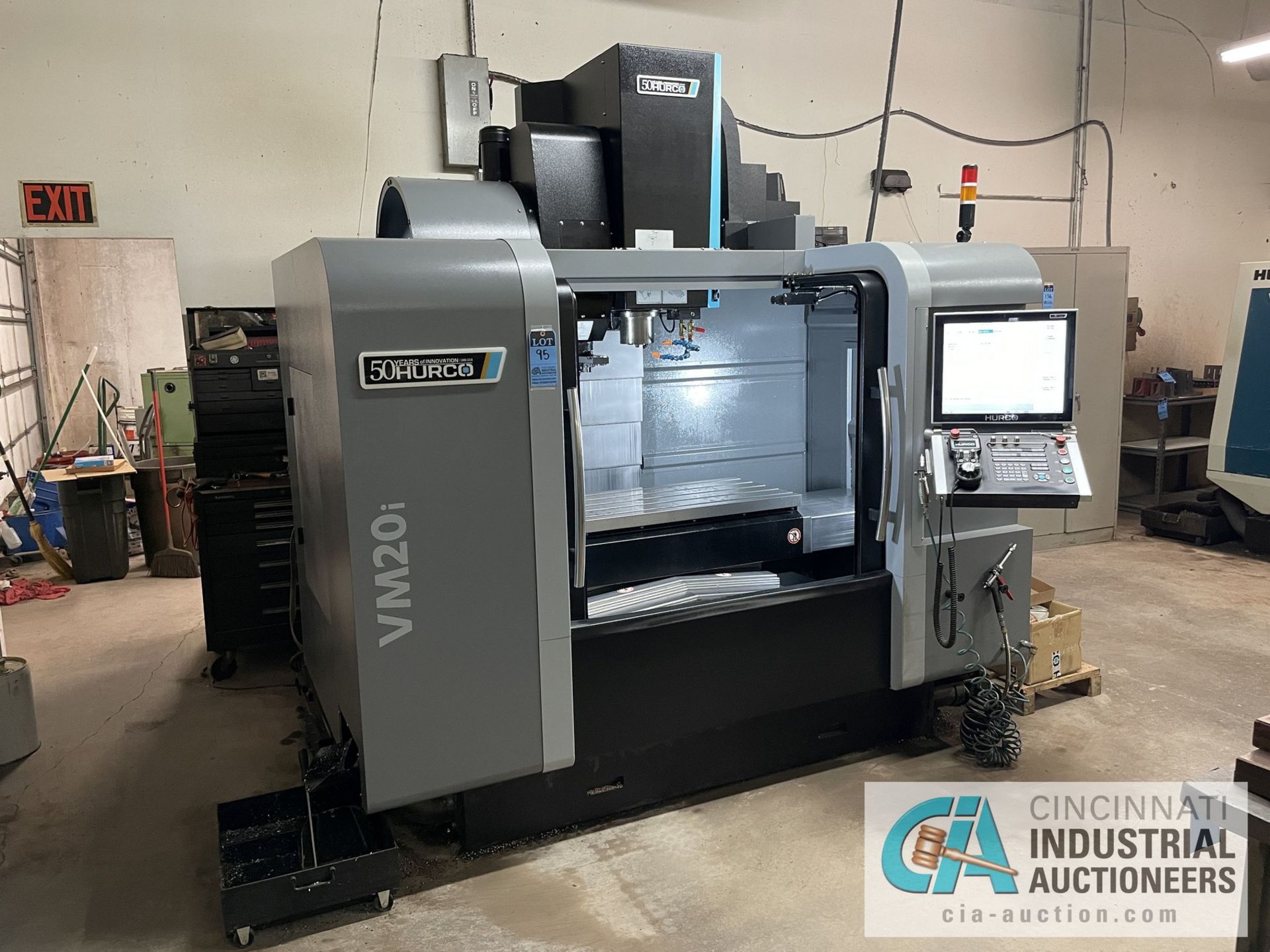 HURCO MODEL VM20i 3-AXIS CNC VERTICAL MACHINING CENTER; S/N HV2E1558 (NEW 11-29-2018), 20" X 46"