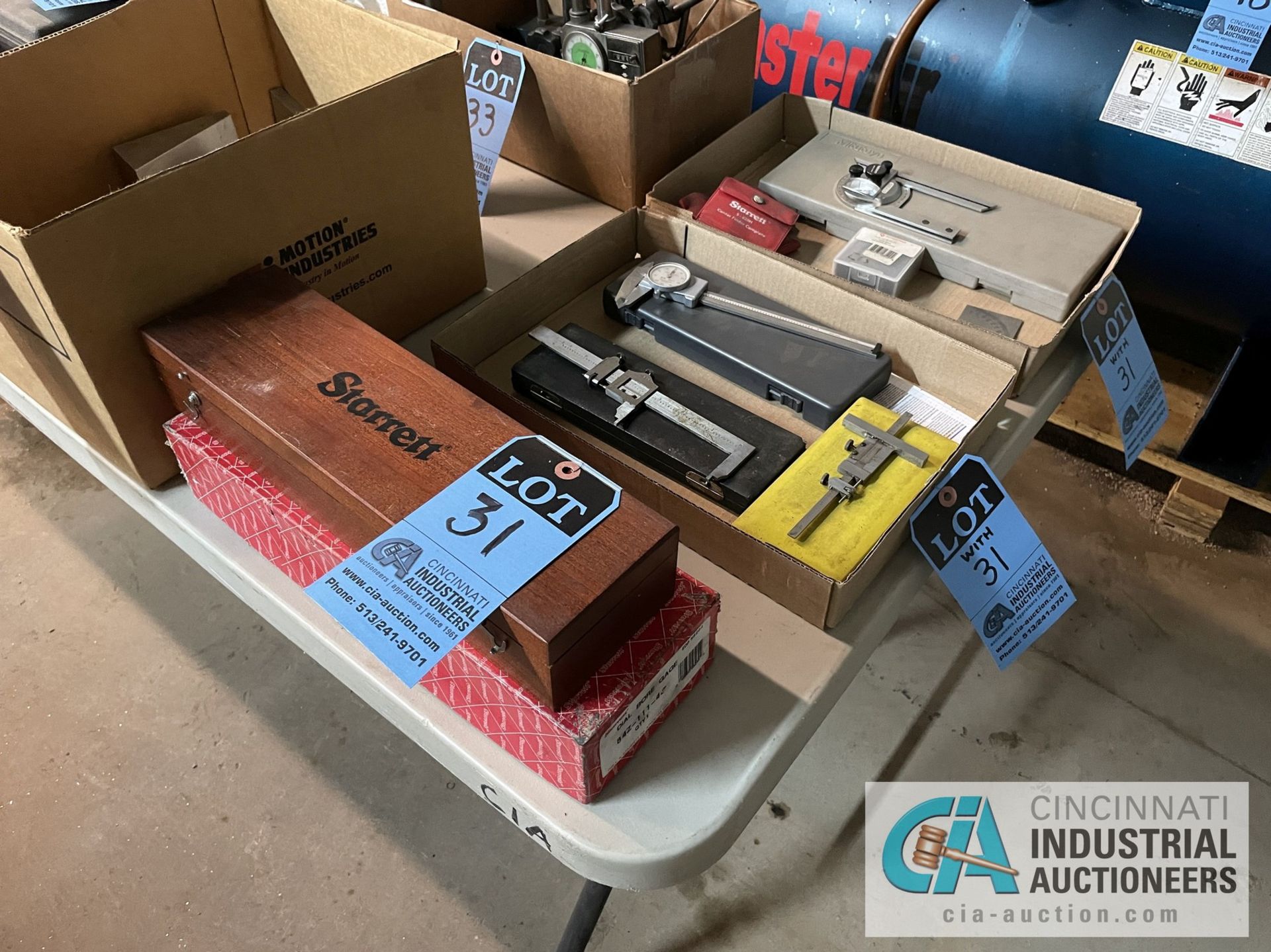 (LOT) MISCELLANEOUS INSPECTION GAGES
