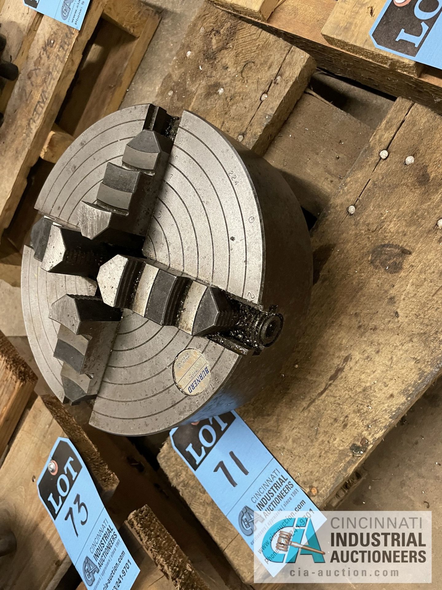 10" FOUR-JAW LATHE CHUCK