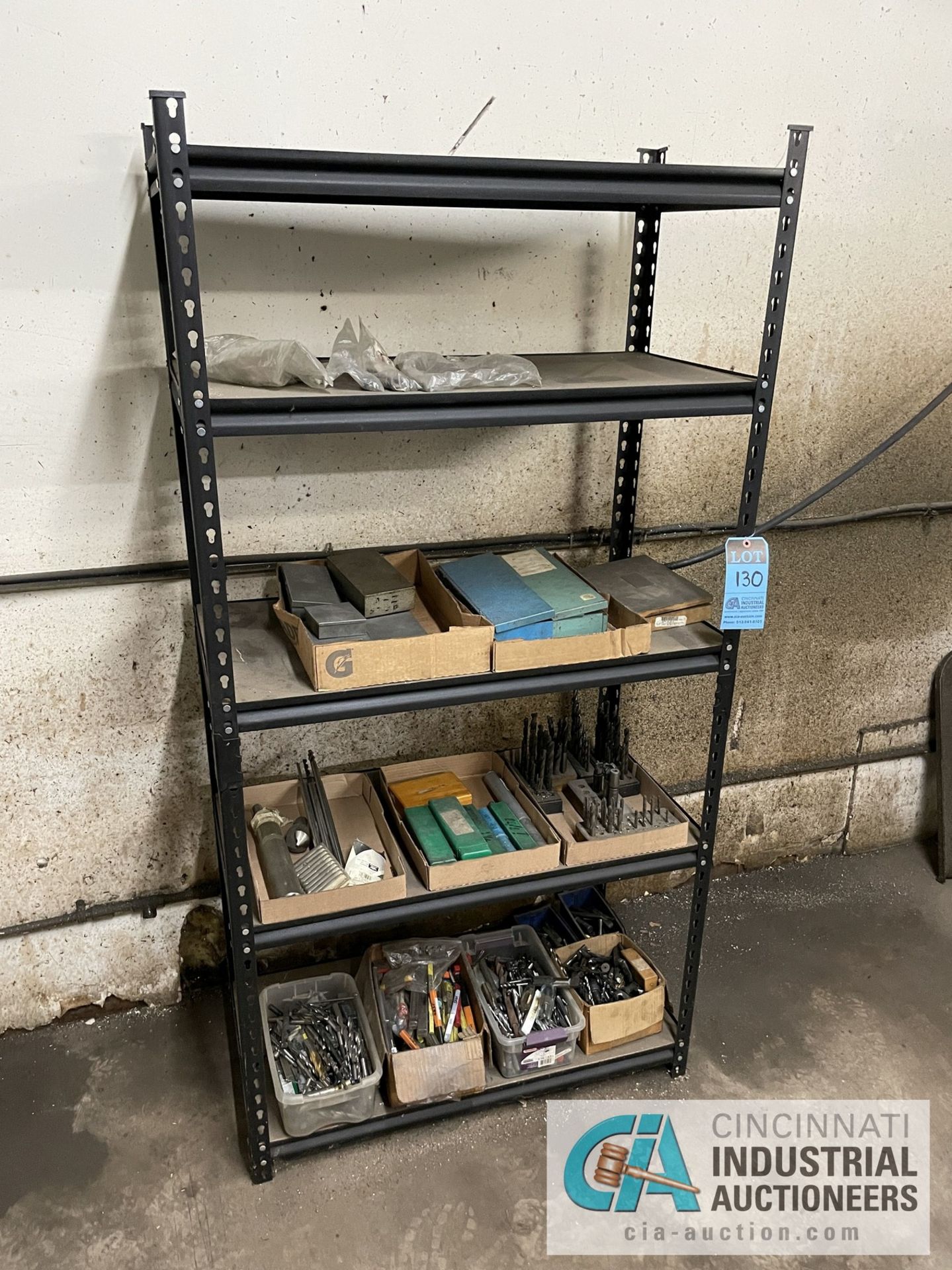 (LOT) MISCELLANEOUS TOOLING WITH SHELVING - Image 2 of 11