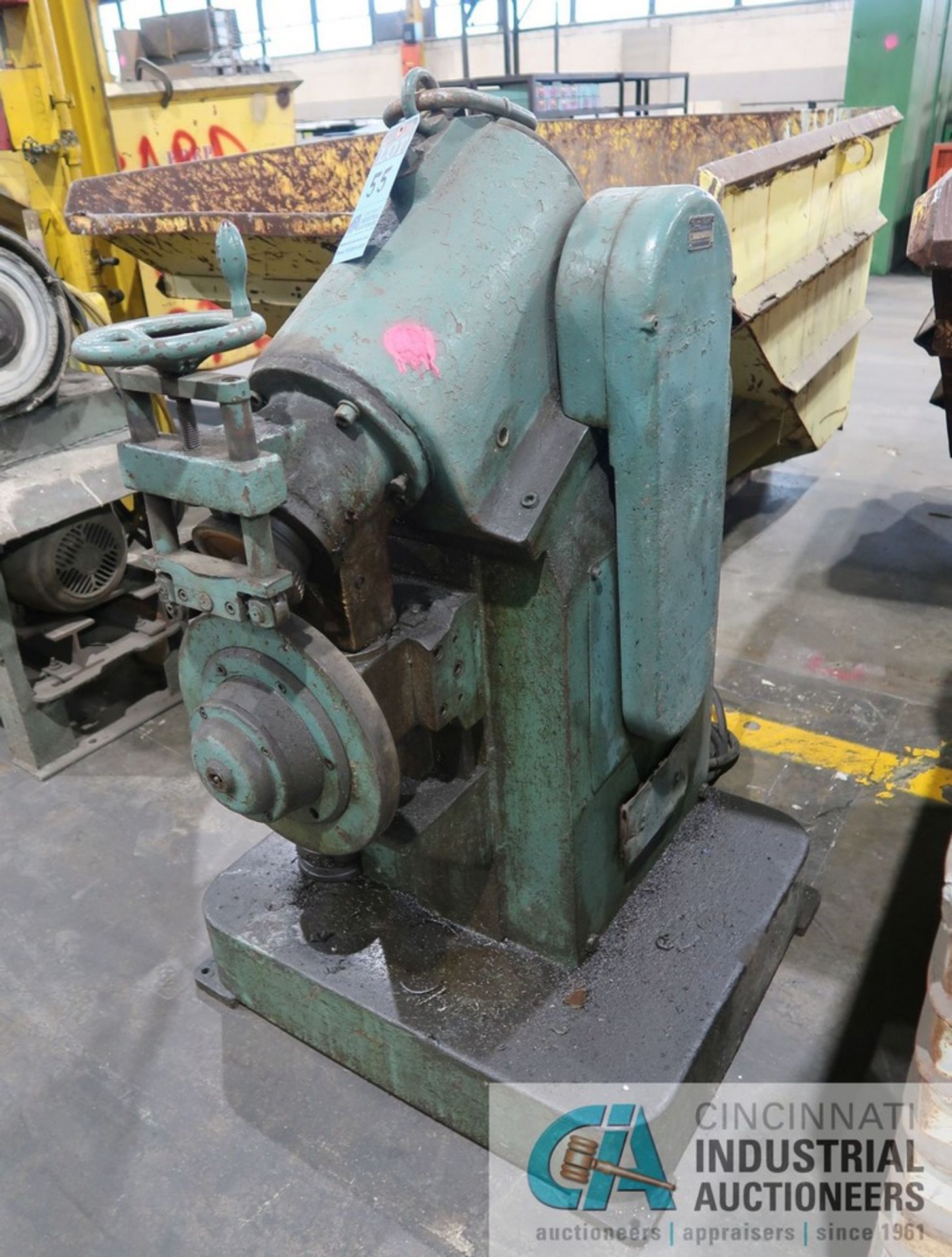 PULLMAX MODEL X8 UNIVERSAL BEVELLING MACHINE S/N 56408 WITH TOOLING - Image 2 of 5