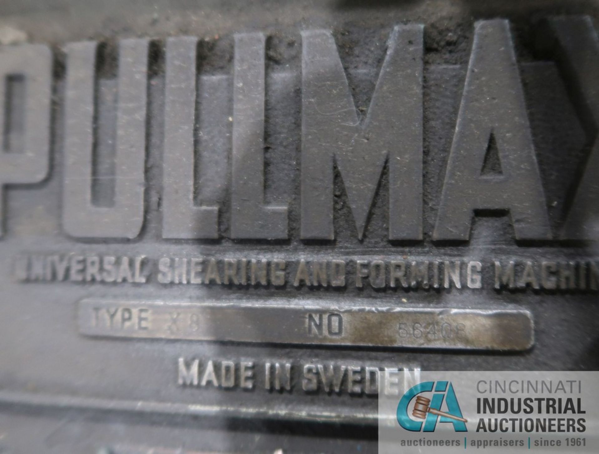 PULLMAX MODEL X8 UNIVERSAL BEVELLING MACHINE S/N 56408 WITH TOOLING - Image 5 of 5