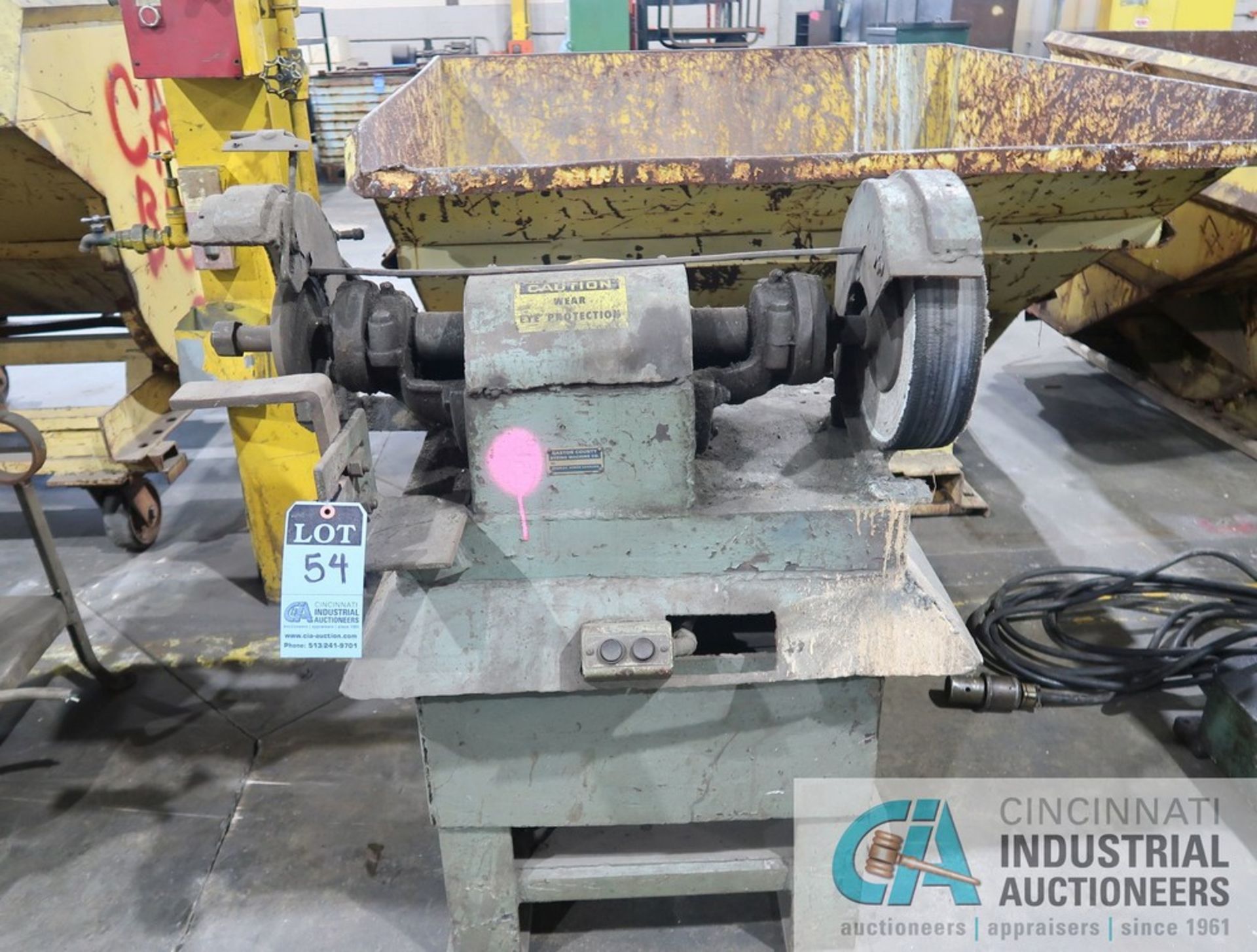 12" DIAMETER MFG UNKNOWN DOUBLE-END BUFFING MACHINE S/N N/A