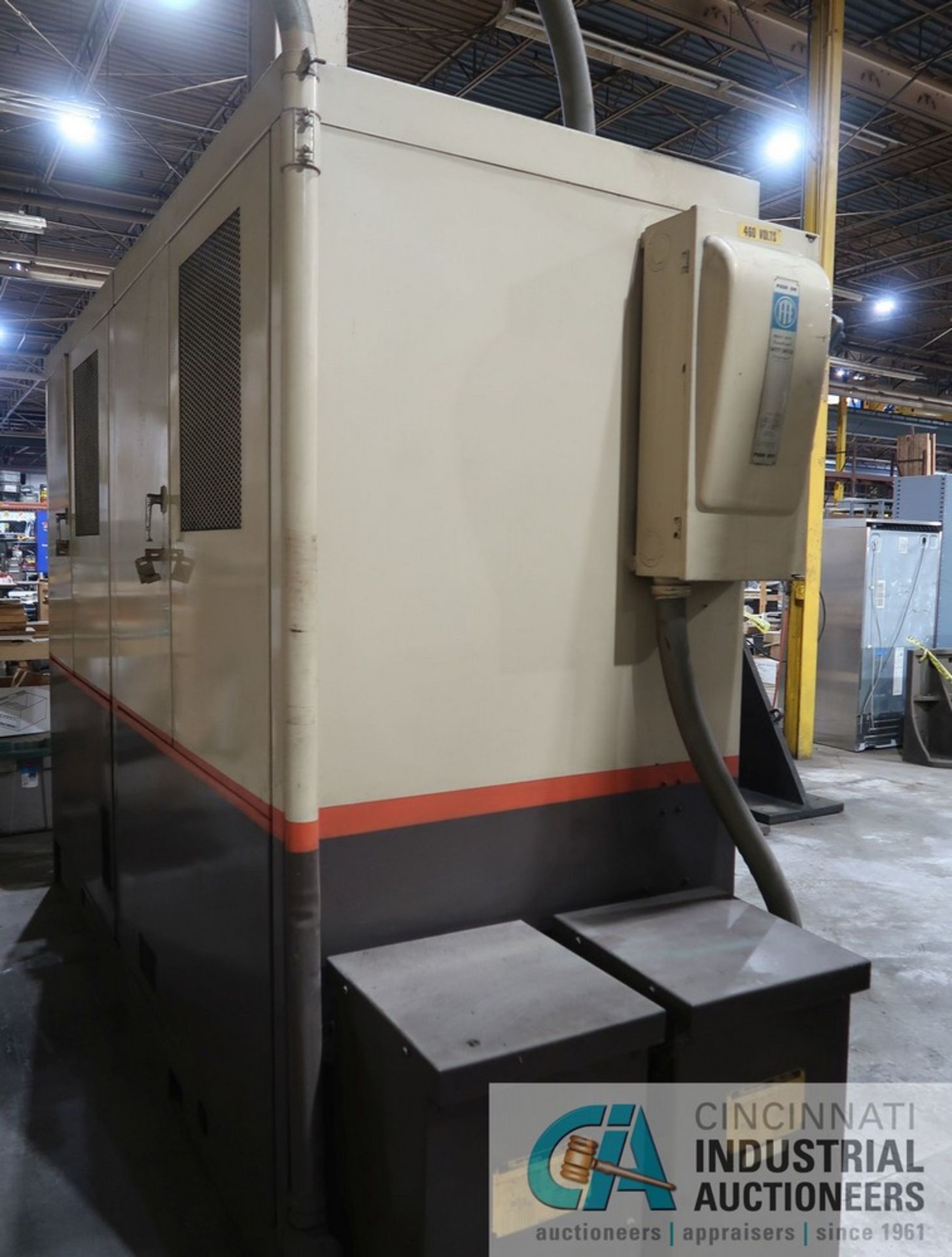 84" GRAY VERTICAL BORING MILL S/N 9695 84" DIAMETER TABLE, 96" MAX SWING, 72" VERTICAL CLEARANCE, - Image 13 of 18