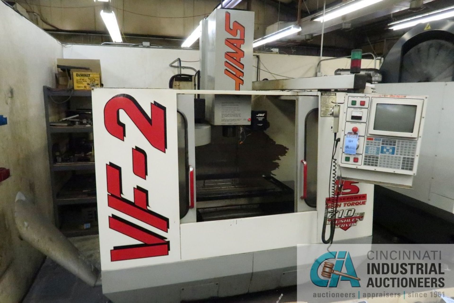 HAAS MODEL VF-2 CNC VERTICAL MACHINING CENTER; S/N 11888, 14" X 36" TABLE, 40 TAPER SPINDLE, 15 HP