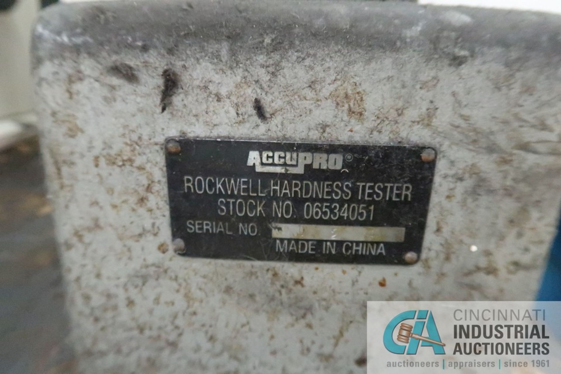 ROCKWELL HARDNESS TESTER **OUT OF SERVICE** - Image 3 of 3