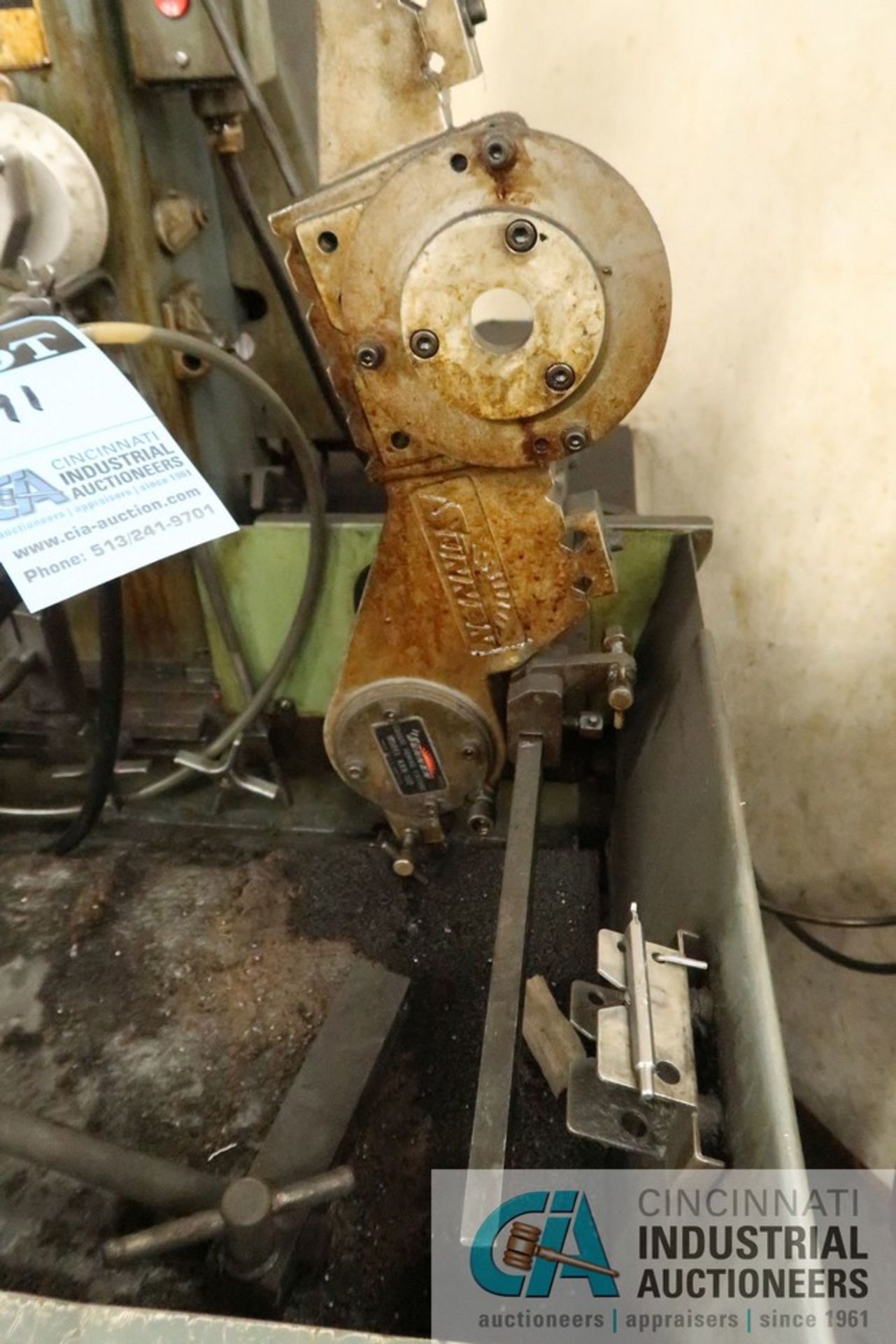 SUNNEN MODEL MBB-1660 PRECISION HONING MACHINE; S/N 83642, WITH MODEL KKN-100 SQUARE HONING FIXTURE - Image 6 of 6