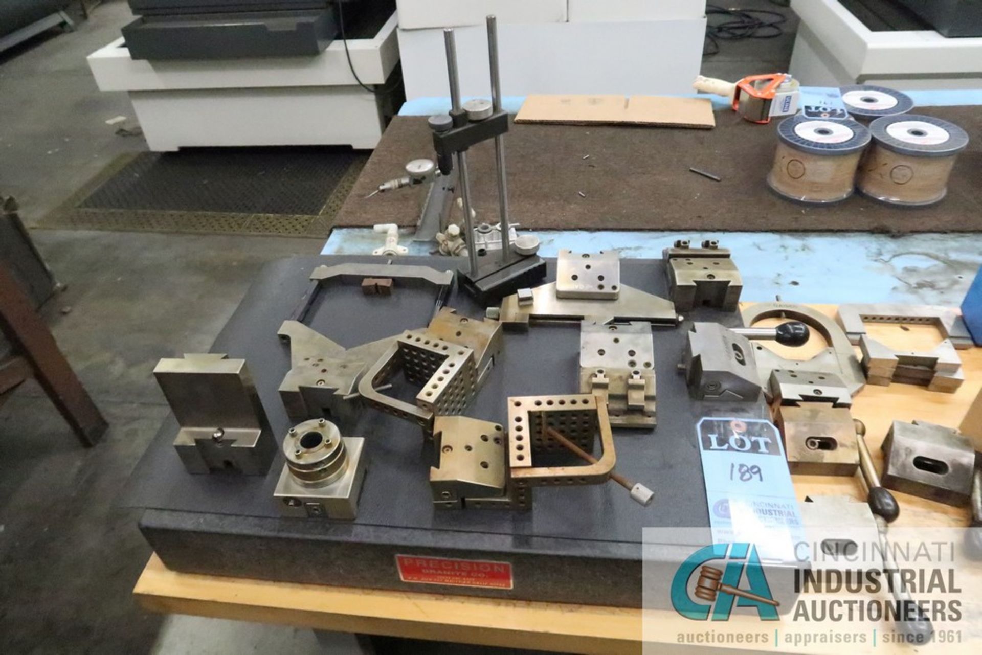 (LOT) GAISER EDM FIXTURES AND GRANTIE SURFACE PLATE - Image 2 of 4