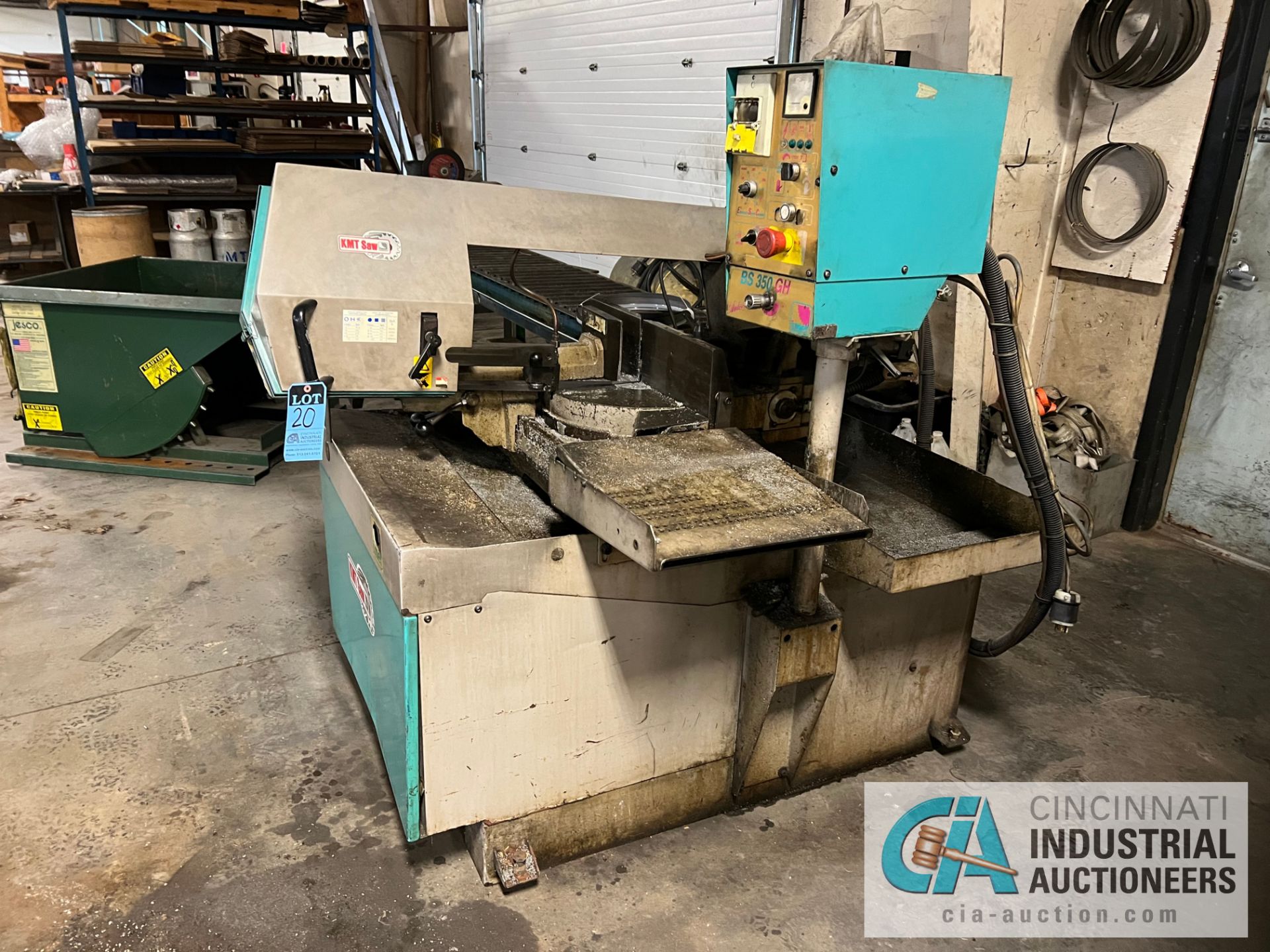 8" X 14" KMT MODEL BS350GH MITRE BASE HORIZONTAL BAND SAW; S/N N/A - Image 2 of 12