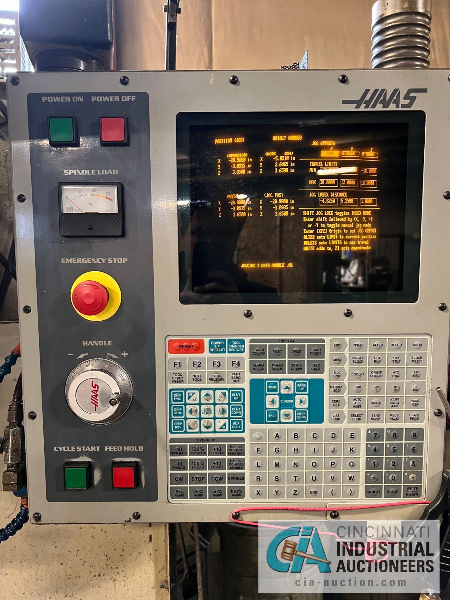 HAAS MODEL TM-1 CNC VERTICAL MACHINING CENTER; S/N 27320 - Image 6 of 14