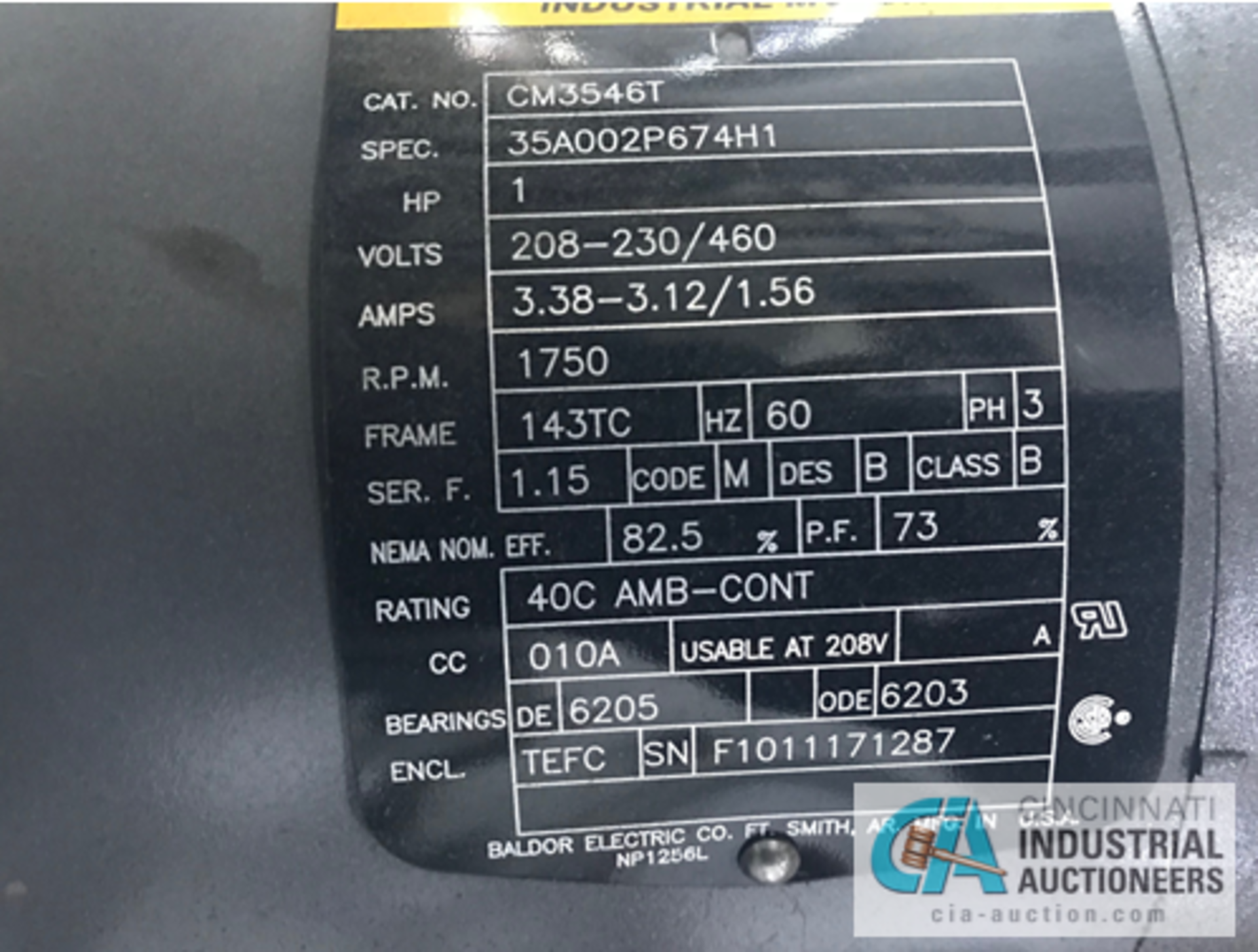 ARPAC MODEL 25TW-28 SHRINK WRAPPER / HEAT TUNNEL; S/N 12520, - Image 7 of 8