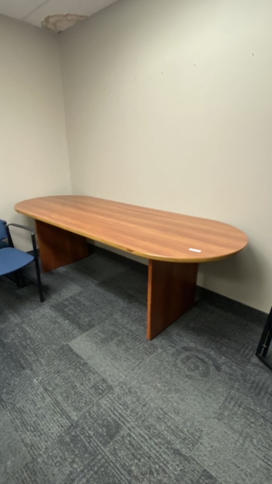 (3) WOODEN CONFERENCE TABLE 36''X98''