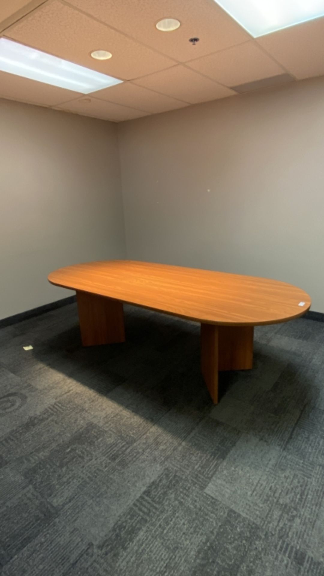 (3) WOODEN CONFERENCE TABLE 36''X98'' - Image 2 of 3