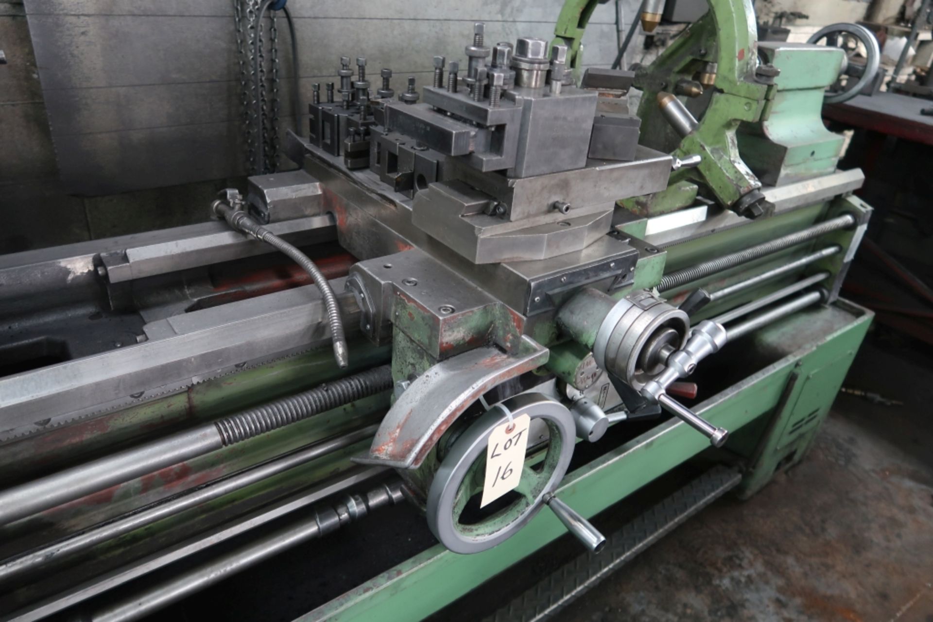 VICTOR 20''X60'' CONV. LATHE MOD: 2060, MITUTOYO DRO, 10'' 3 JAW CHUCK, 3.25'' BORE, TAIL STOCK & - Image 3 of 7