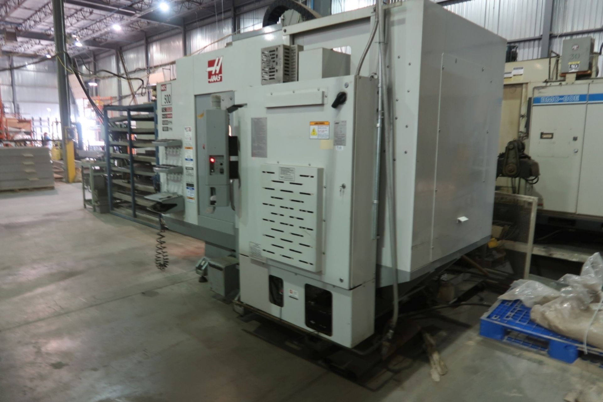 HAAS MDC-500 CNC MILL DRILL CENTER W/ROTARY PALLET CHANGER (2005), 20''X12.75'' TABLES, 10K RPM - Image 2 of 7