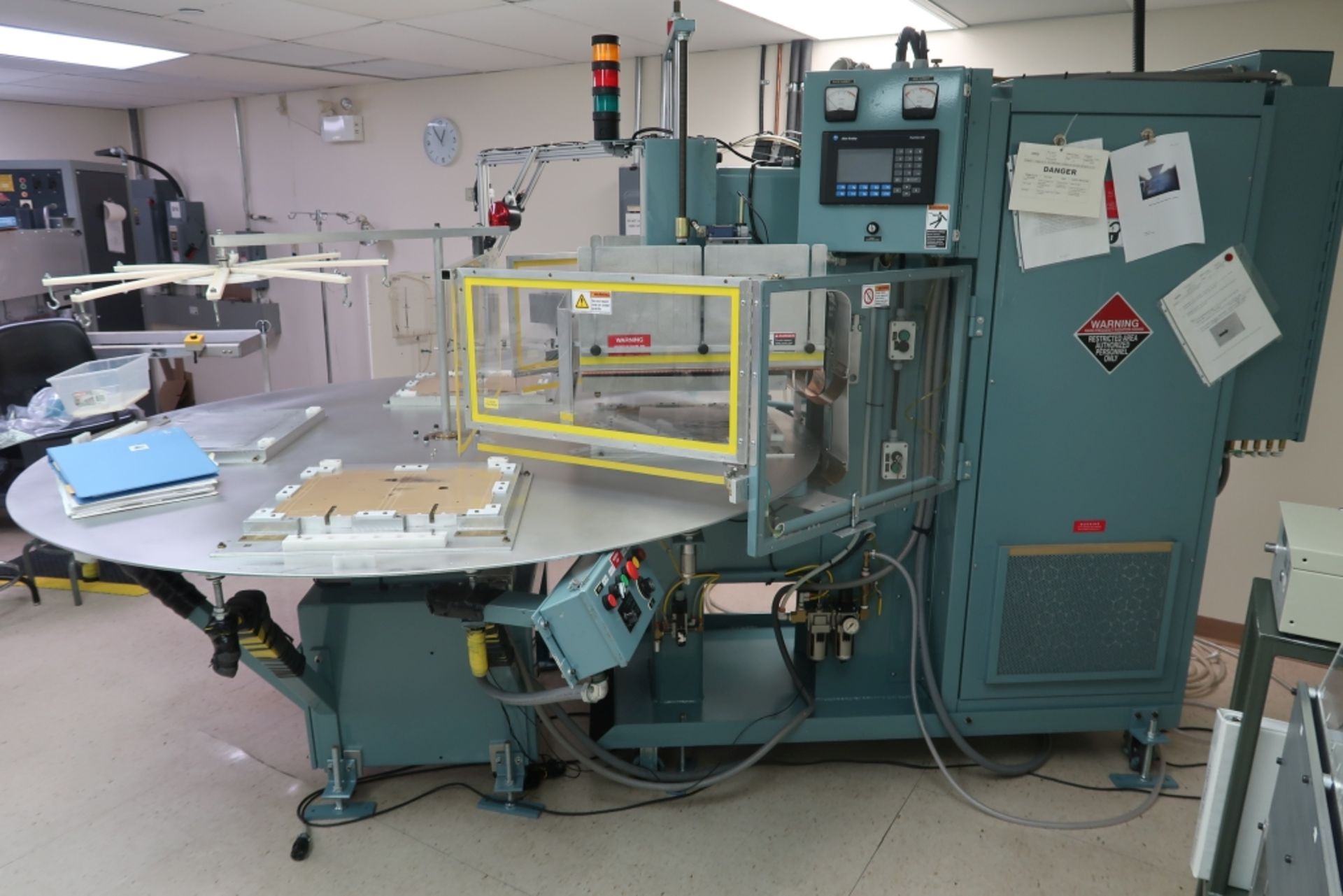 COSMOS 15KW RF WELDER HEAT SEALER MOD: DH1500, SN: 150534, W/ 84'' ROTARY TABLE - Image 2 of 9