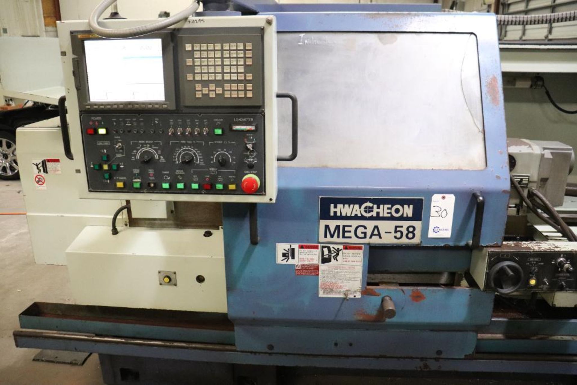 Hwacheon Mega-58 CNC Lathe 22.8" x 72" - Image 2 of 28