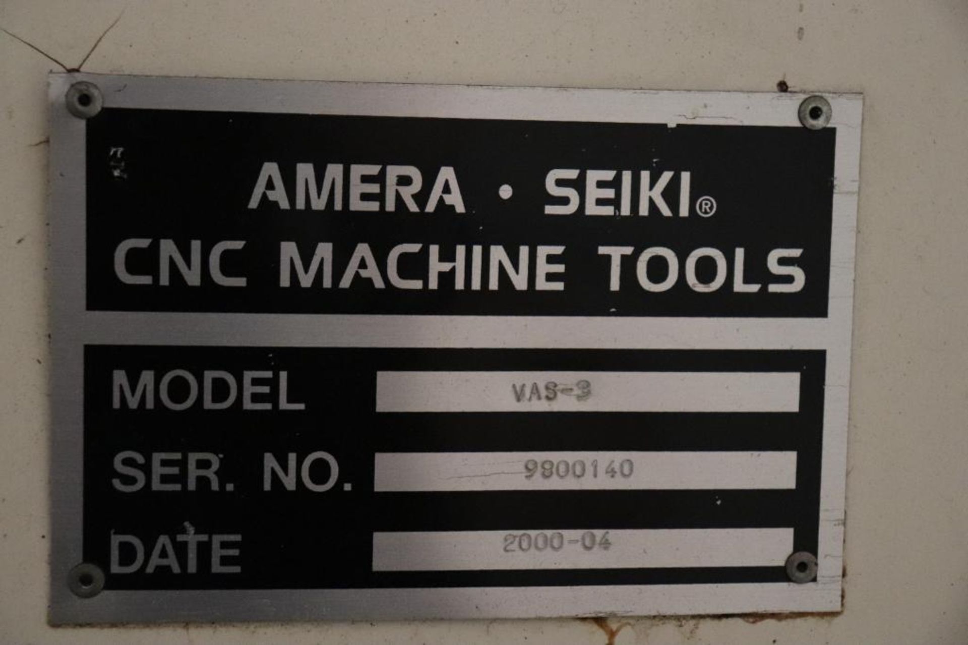 Amera-Seiki VAS-3 vertical machining center. *needs repair - Image 11 of 11