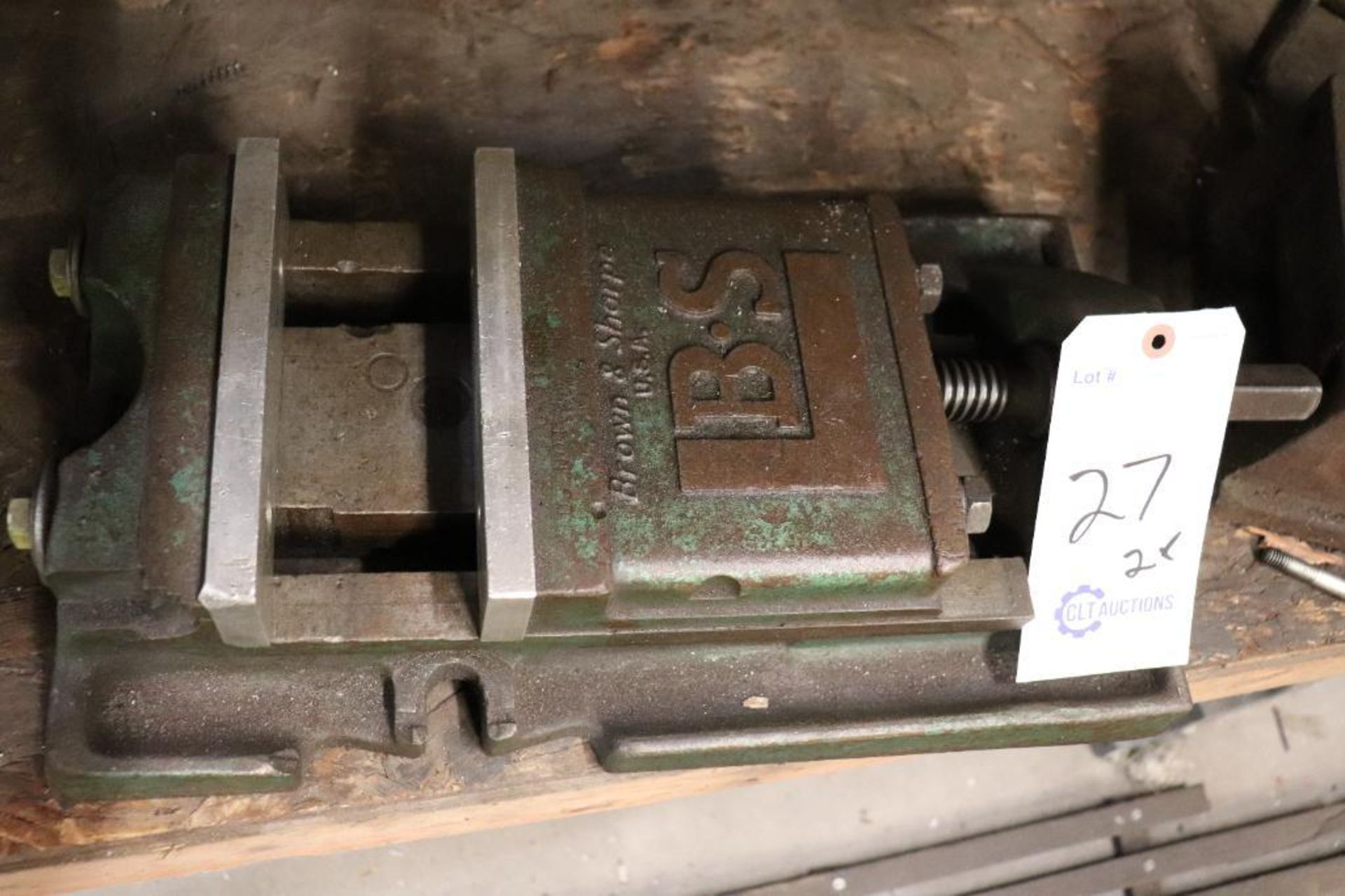 7 & 8" heavy duty milling vises - Image 3 of 7